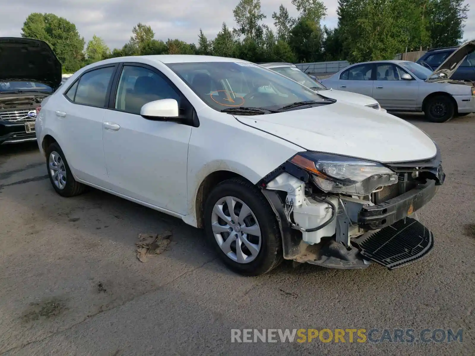 1 Photograph of a damaged car 5YFBURHE3KP931652 TOYOTA COROLLA 2019