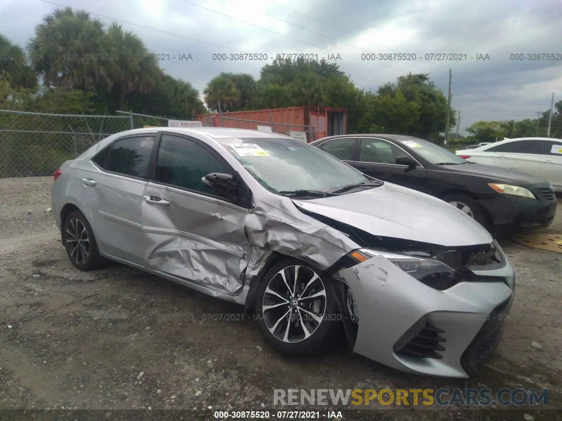 1 Photograph of a damaged car 5YFBURHE3KP932266 TOYOTA COROLLA 2019