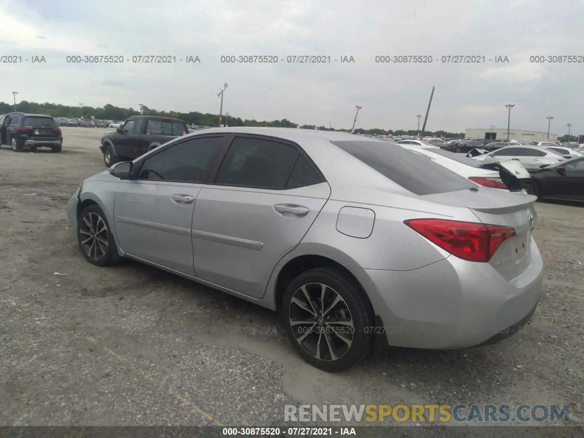 3 Photograph of a damaged car 5YFBURHE3KP932266 TOYOTA COROLLA 2019