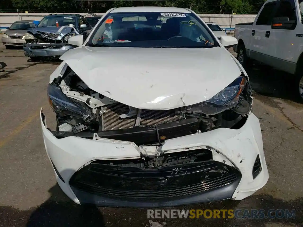 9 Photograph of a damaged car 5YFBURHE3KP932588 TOYOTA COROLLA 2019