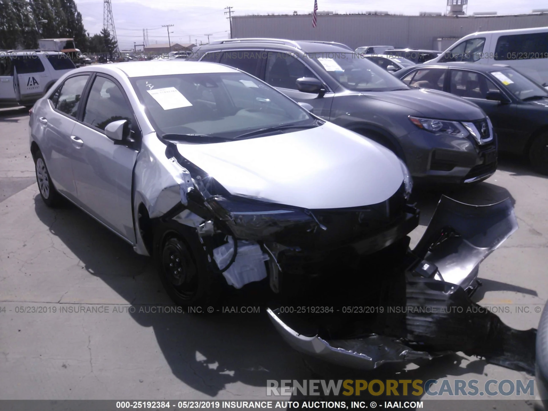 1 Photograph of a damaged car 5YFBURHE3KP932655 TOYOTA COROLLA 2019