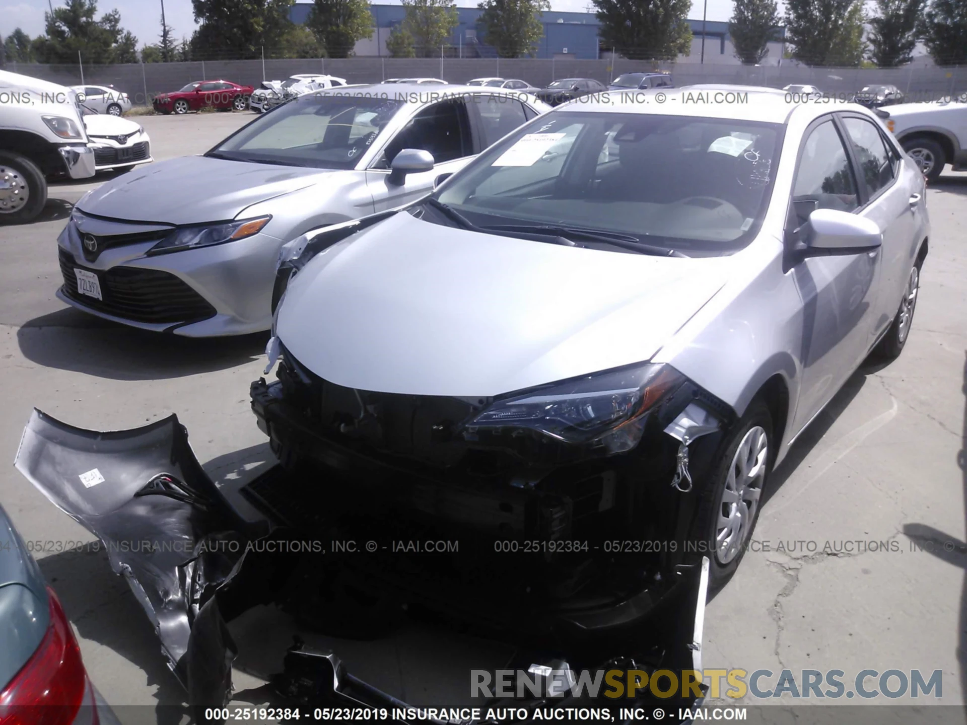 2 Photograph of a damaged car 5YFBURHE3KP932655 TOYOTA COROLLA 2019