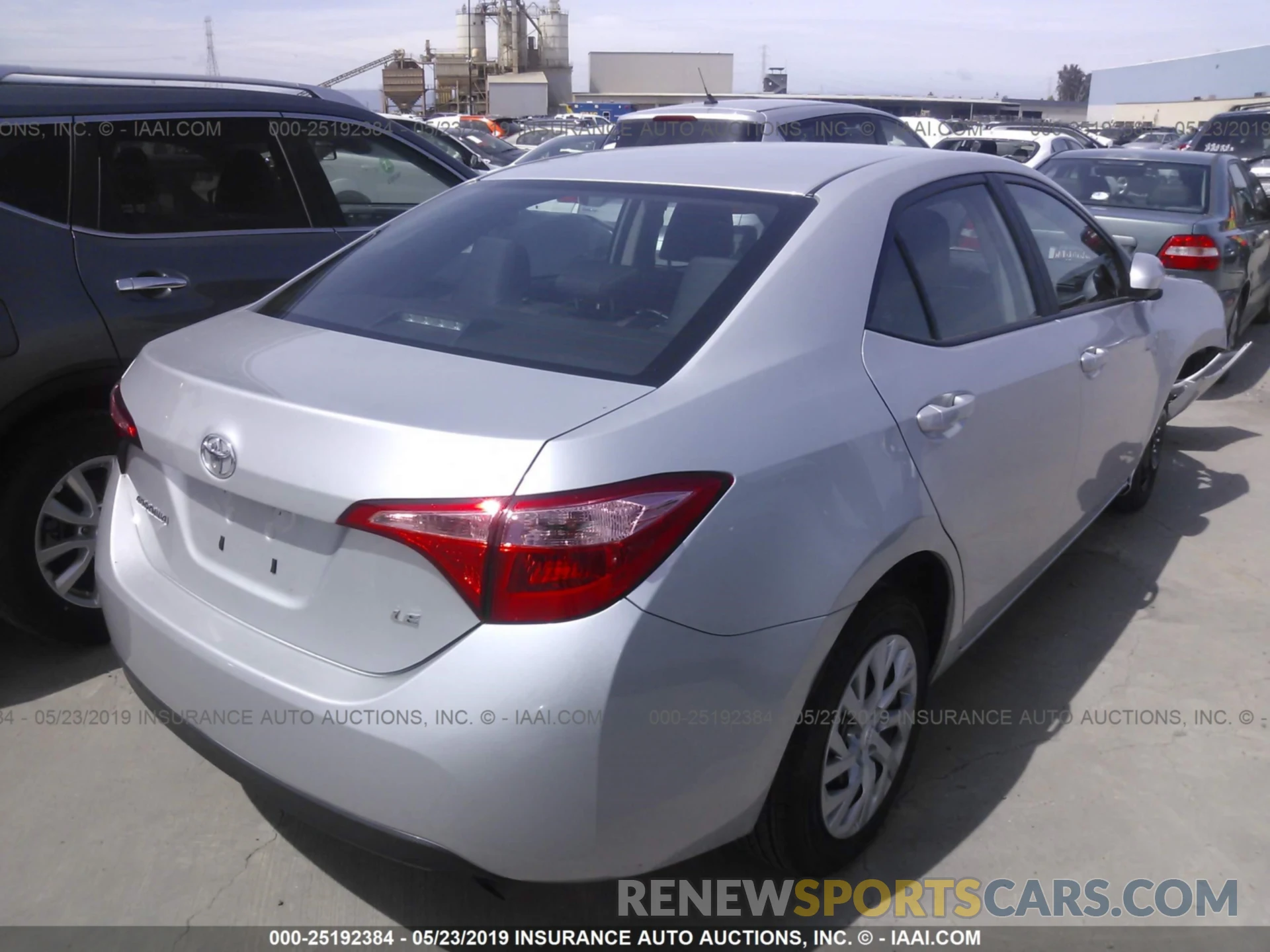 4 Photograph of a damaged car 5YFBURHE3KP932655 TOYOTA COROLLA 2019