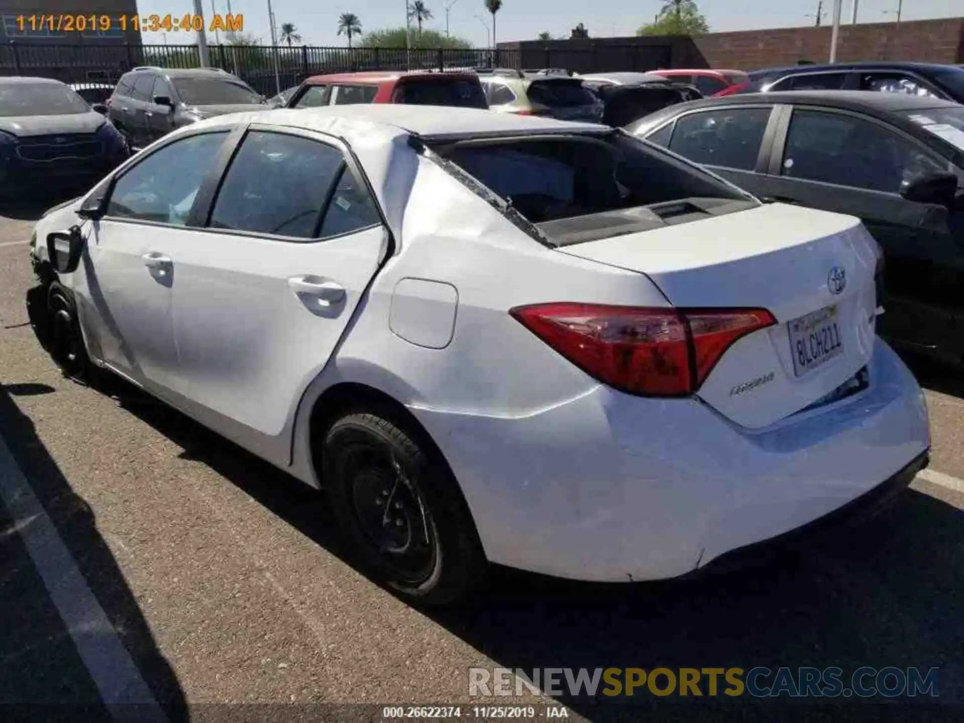 15 Photograph of a damaged car 5YFBURHE3KP932753 TOYOTA COROLLA 2019