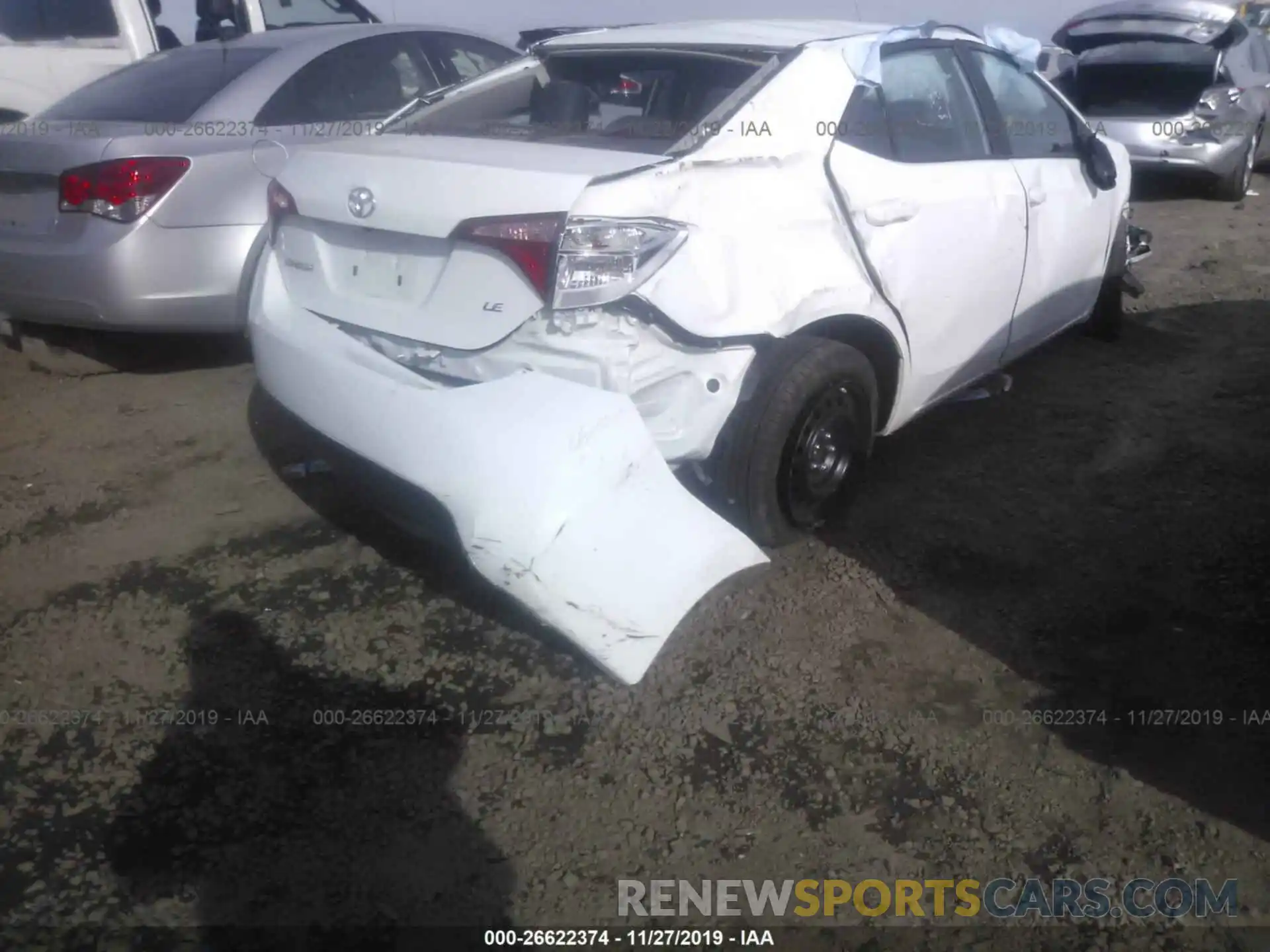 4 Photograph of a damaged car 5YFBURHE3KP932753 TOYOTA COROLLA 2019