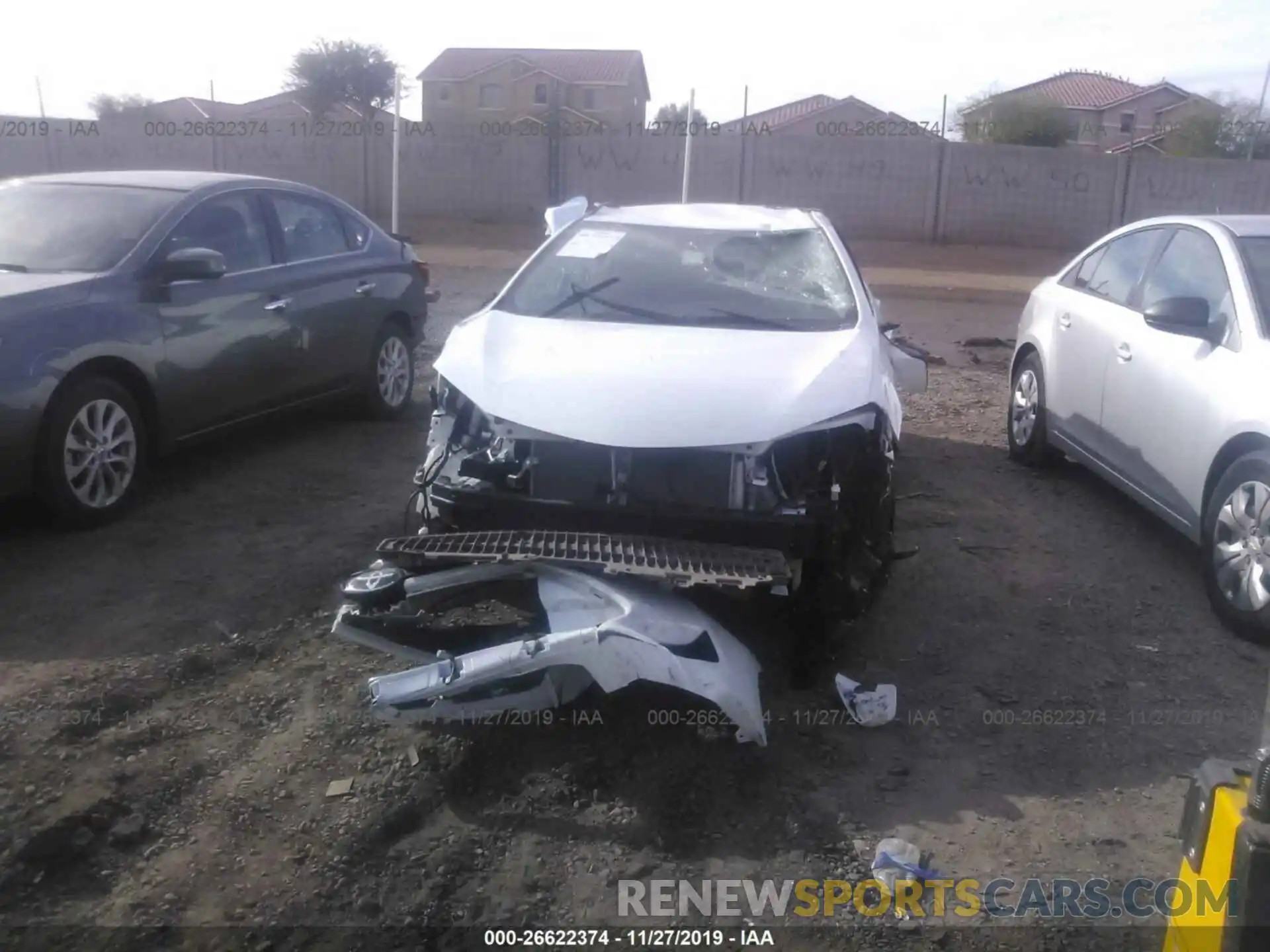 6 Photograph of a damaged car 5YFBURHE3KP932753 TOYOTA COROLLA 2019