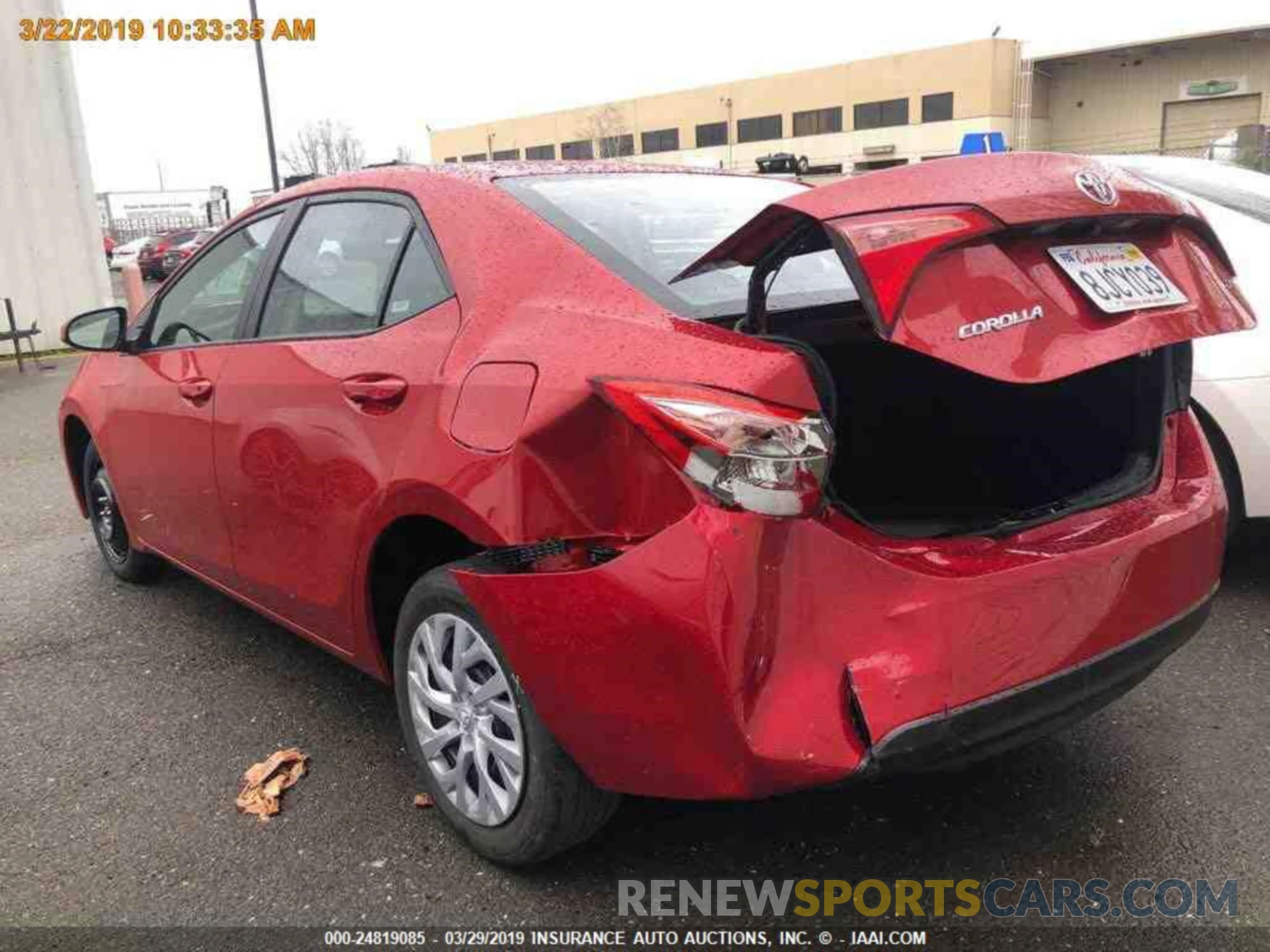 14 Photograph of a damaged car 5YFBURHE3KP932770 TOYOTA COROLLA 2019