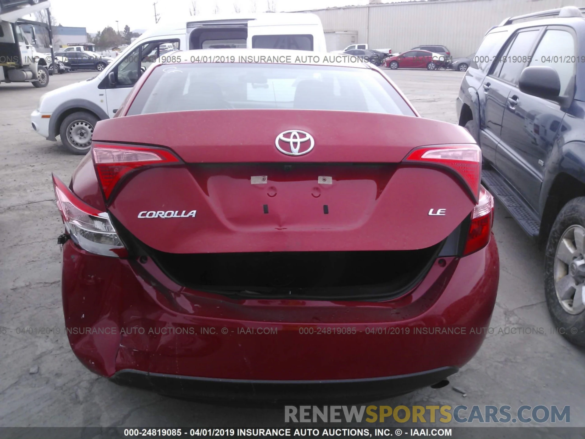 6 Photograph of a damaged car 5YFBURHE3KP932770 TOYOTA COROLLA 2019