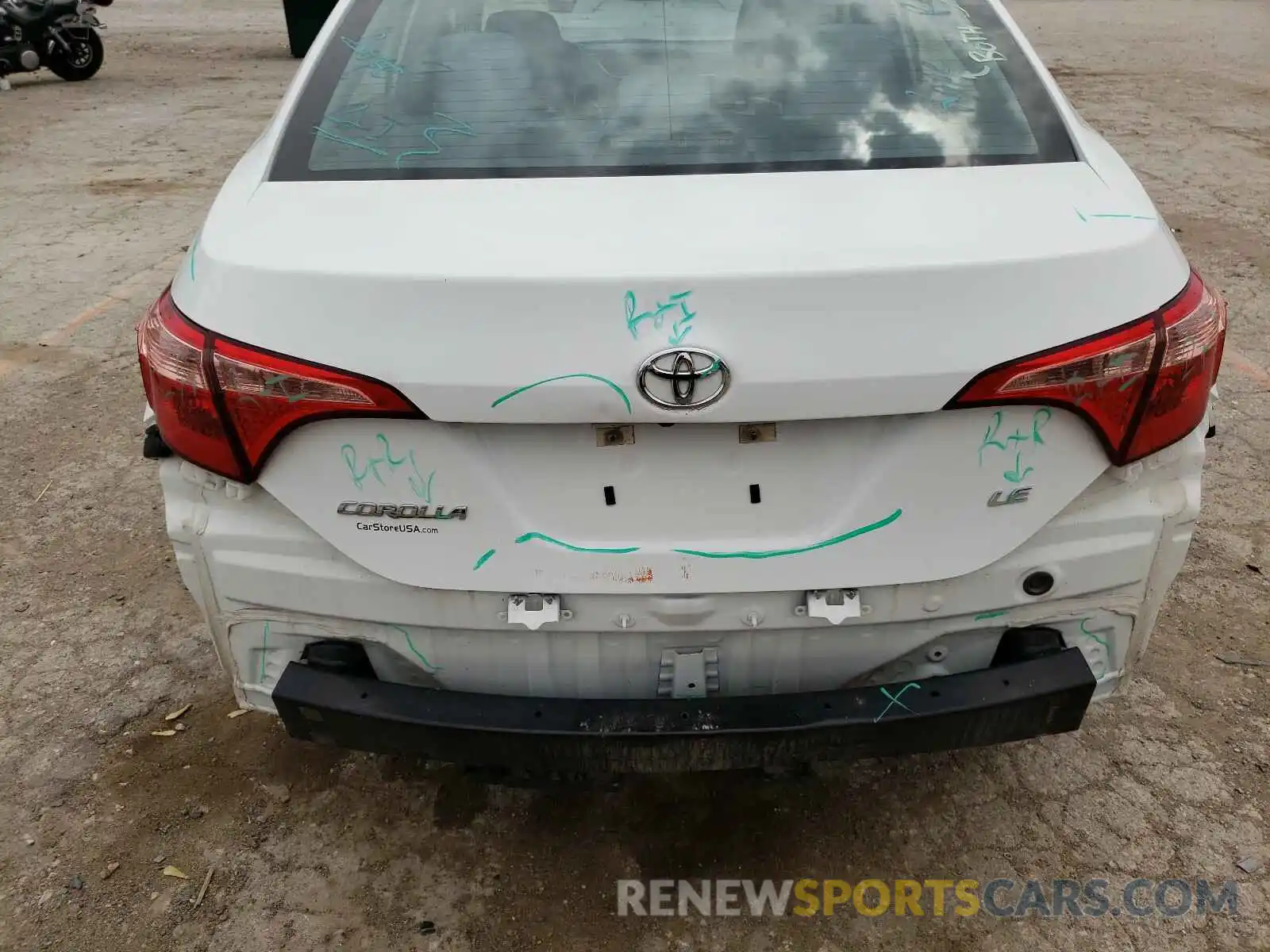 9 Photograph of a damaged car 5YFBURHE3KP932817 TOYOTA COROLLA 2019