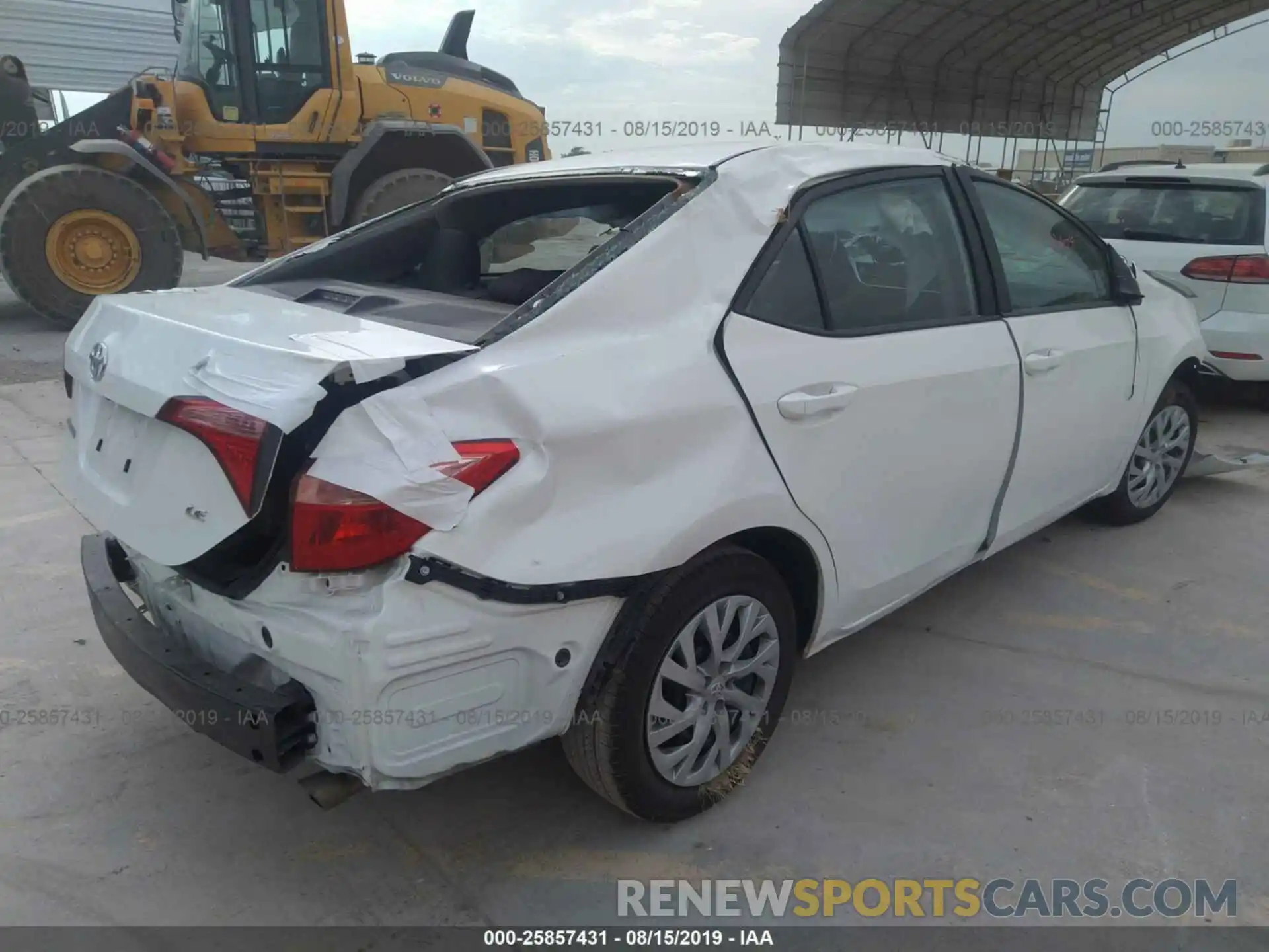 4 Photograph of a damaged car 5YFBURHE3KP932865 TOYOTA COROLLA 2019