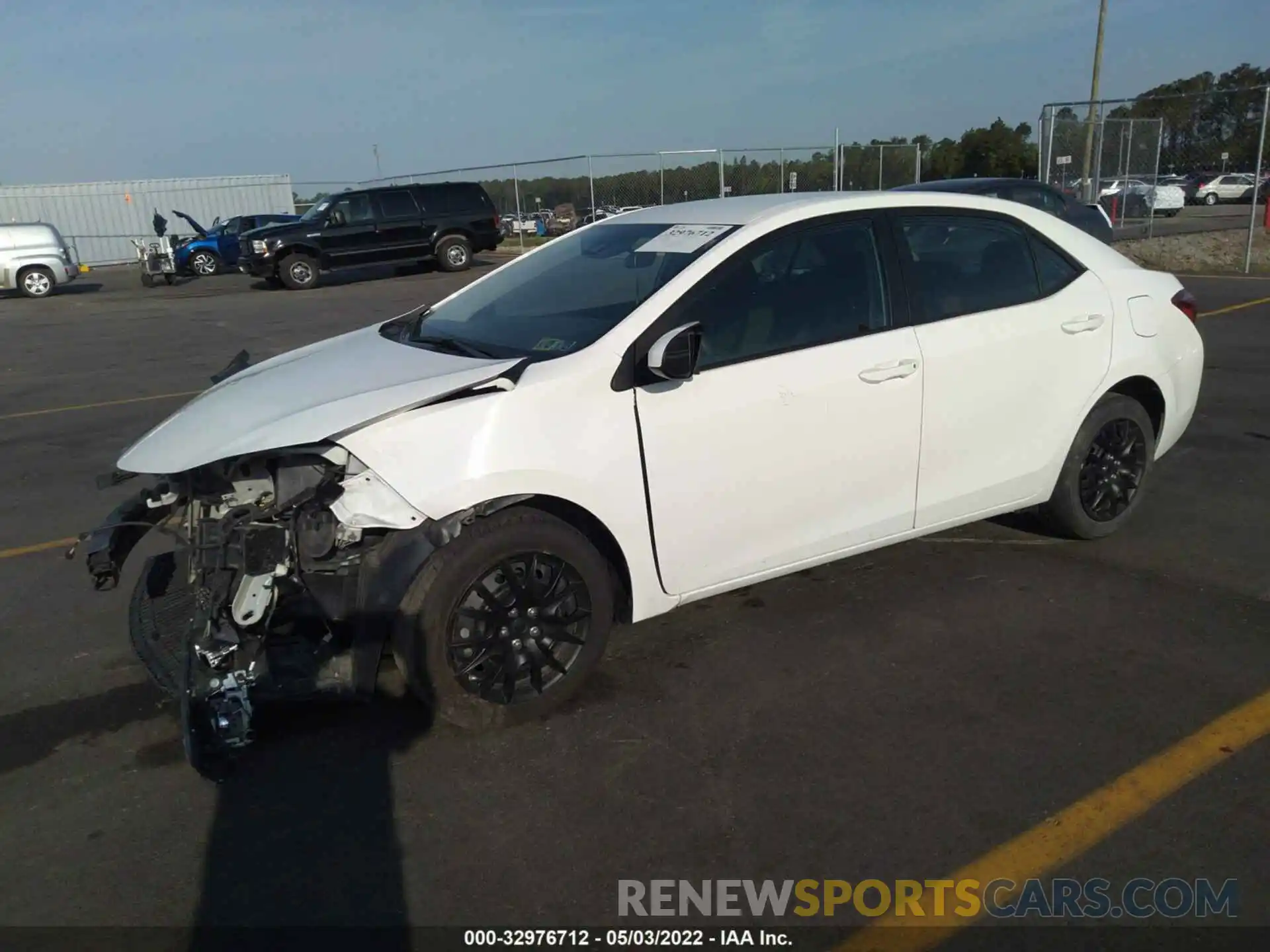 2 Photograph of a damaged car 5YFBURHE3KP932977 TOYOTA COROLLA 2019