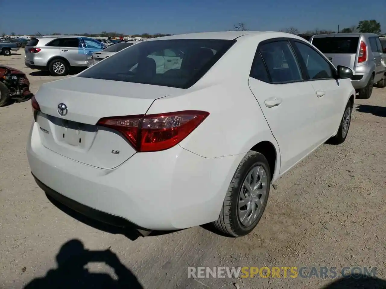 4 Photograph of a damaged car 5YFBURHE3KP933045 TOYOTA COROLLA 2019