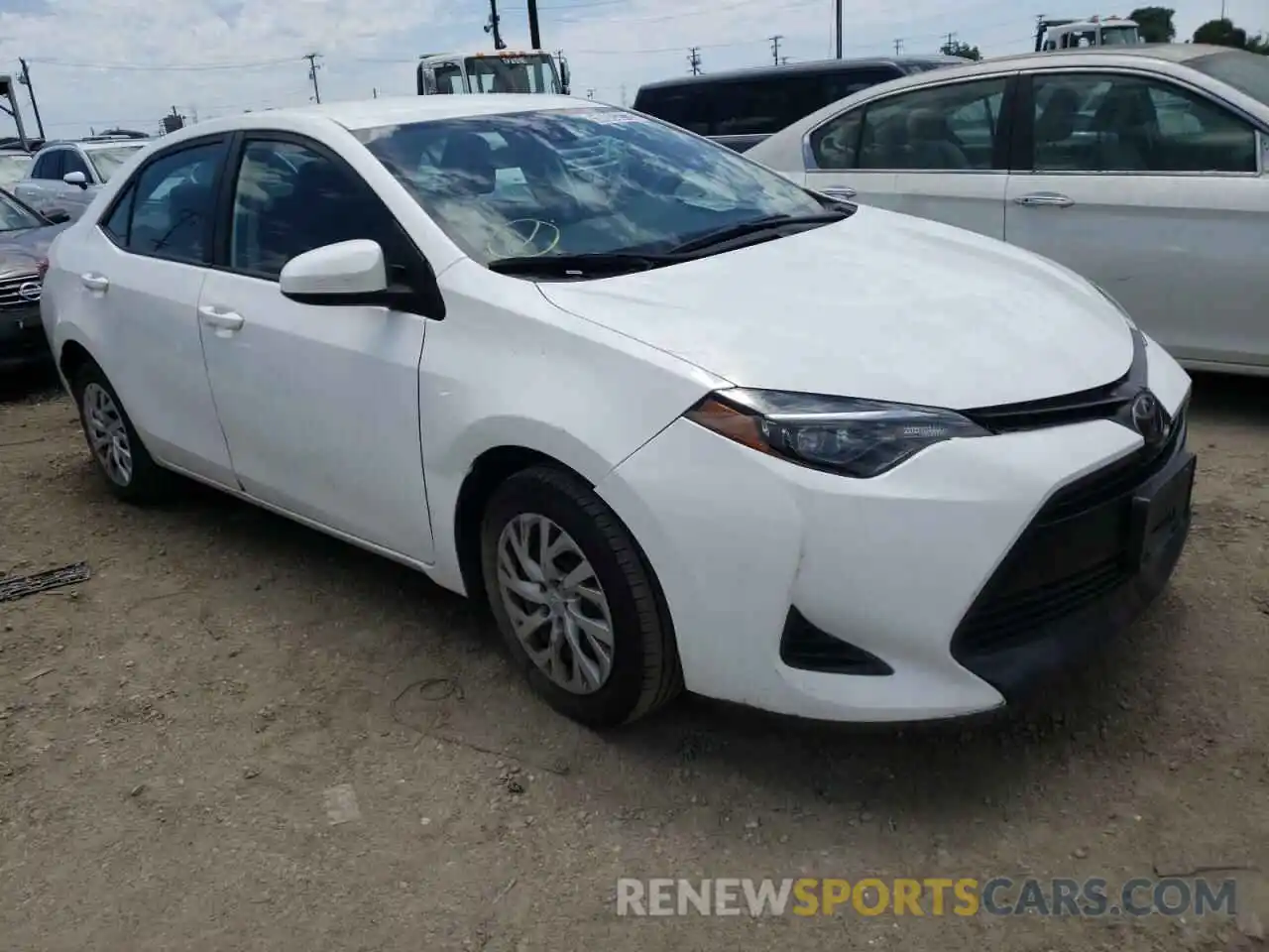 1 Photograph of a damaged car 5YFBURHE3KP933160 TOYOTA COROLLA 2019