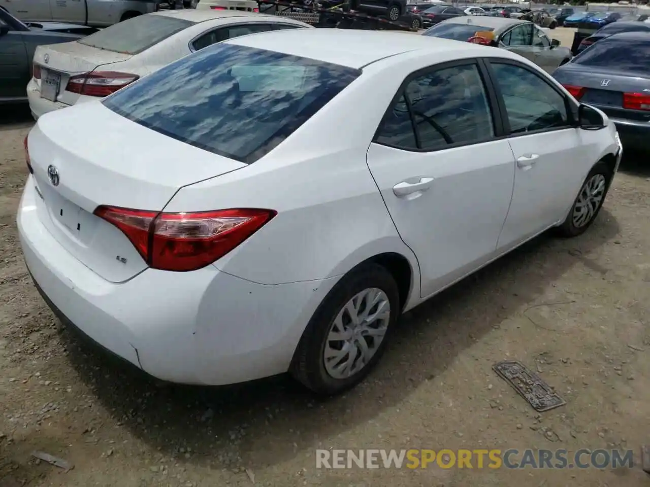 4 Photograph of a damaged car 5YFBURHE3KP933160 TOYOTA COROLLA 2019