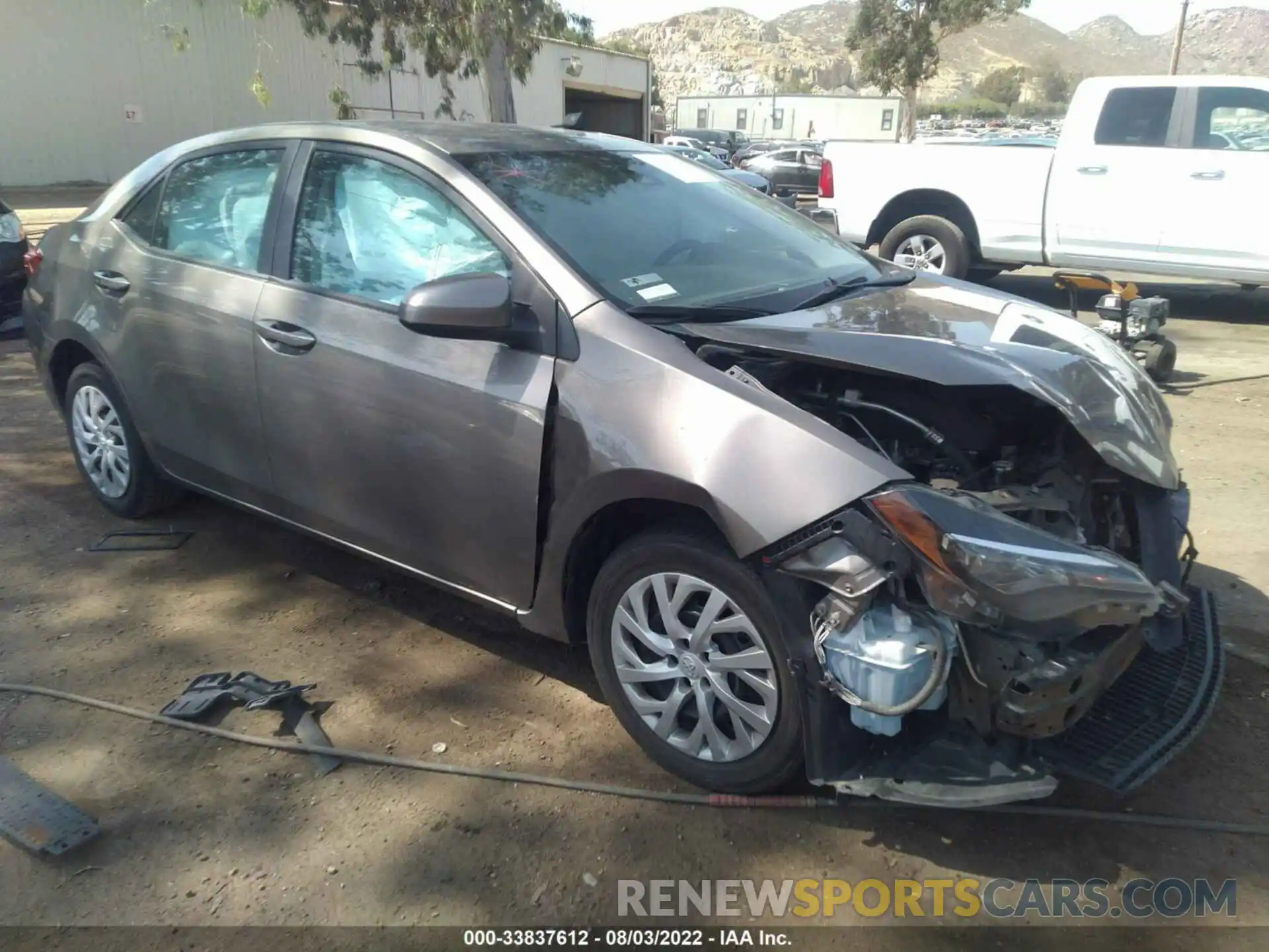 1 Photograph of a damaged car 5YFBURHE3KP933210 TOYOTA COROLLA 2019