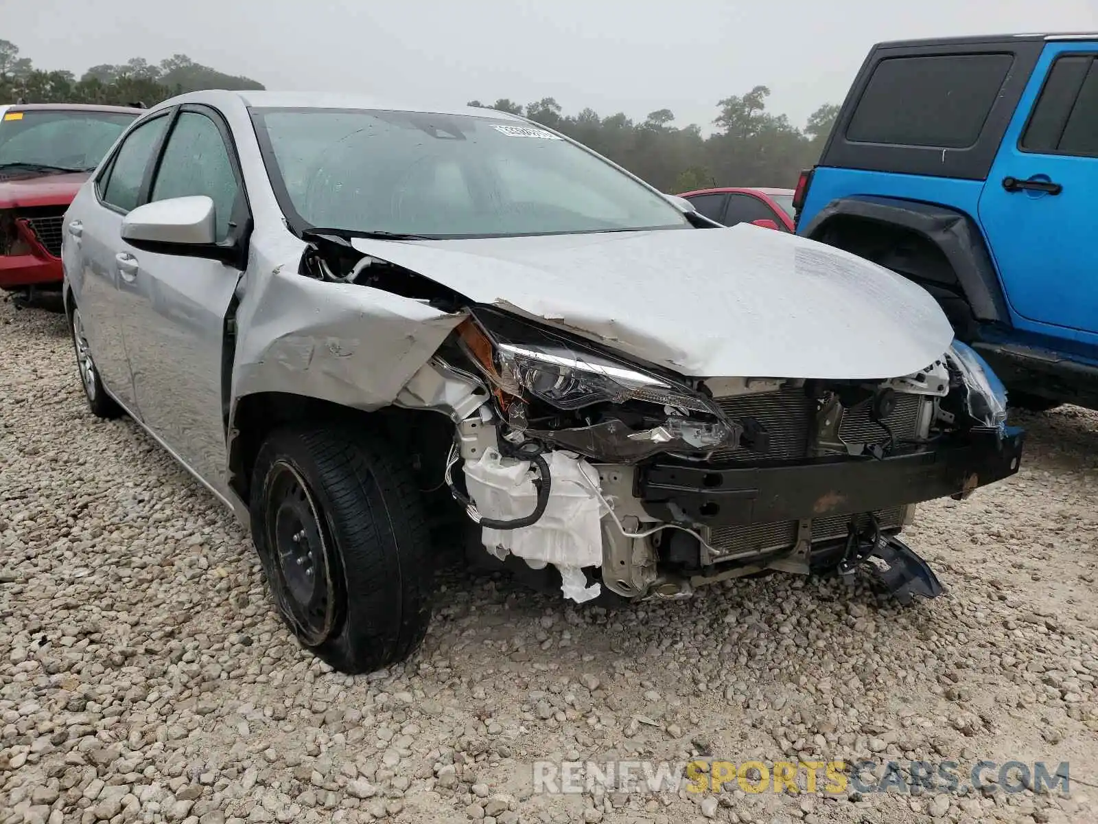 1 Photograph of a damaged car 5YFBURHE3KP933305 TOYOTA COROLLA 2019