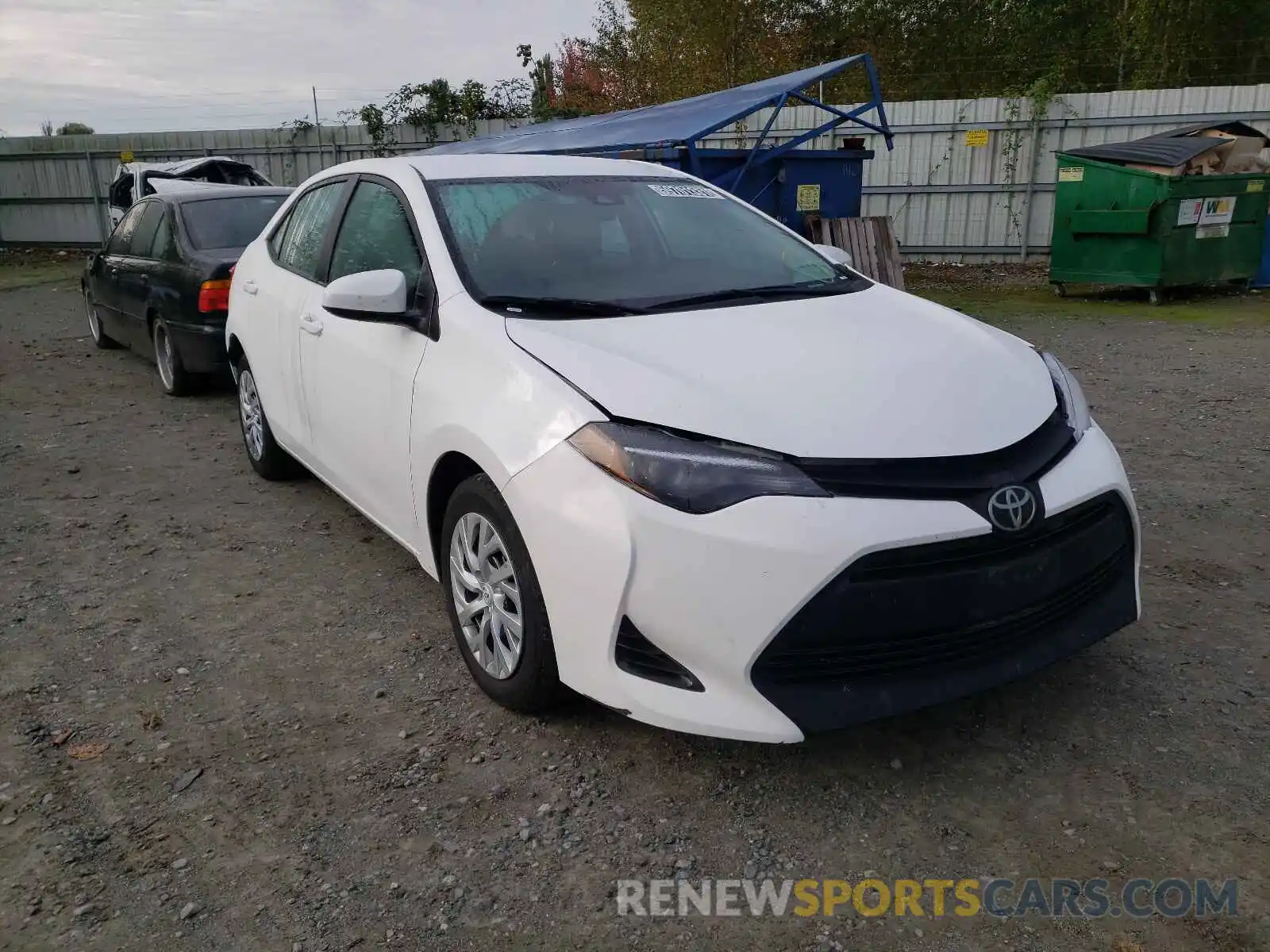 1 Photograph of a damaged car 5YFBURHE3KP933319 TOYOTA COROLLA 2019