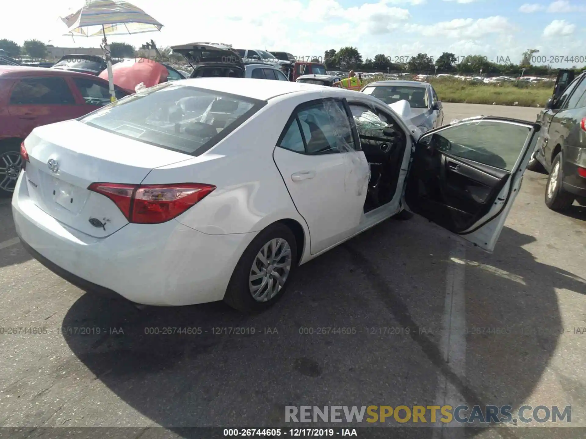 4 Photograph of a damaged car 5YFBURHE3KP933420 TOYOTA COROLLA 2019