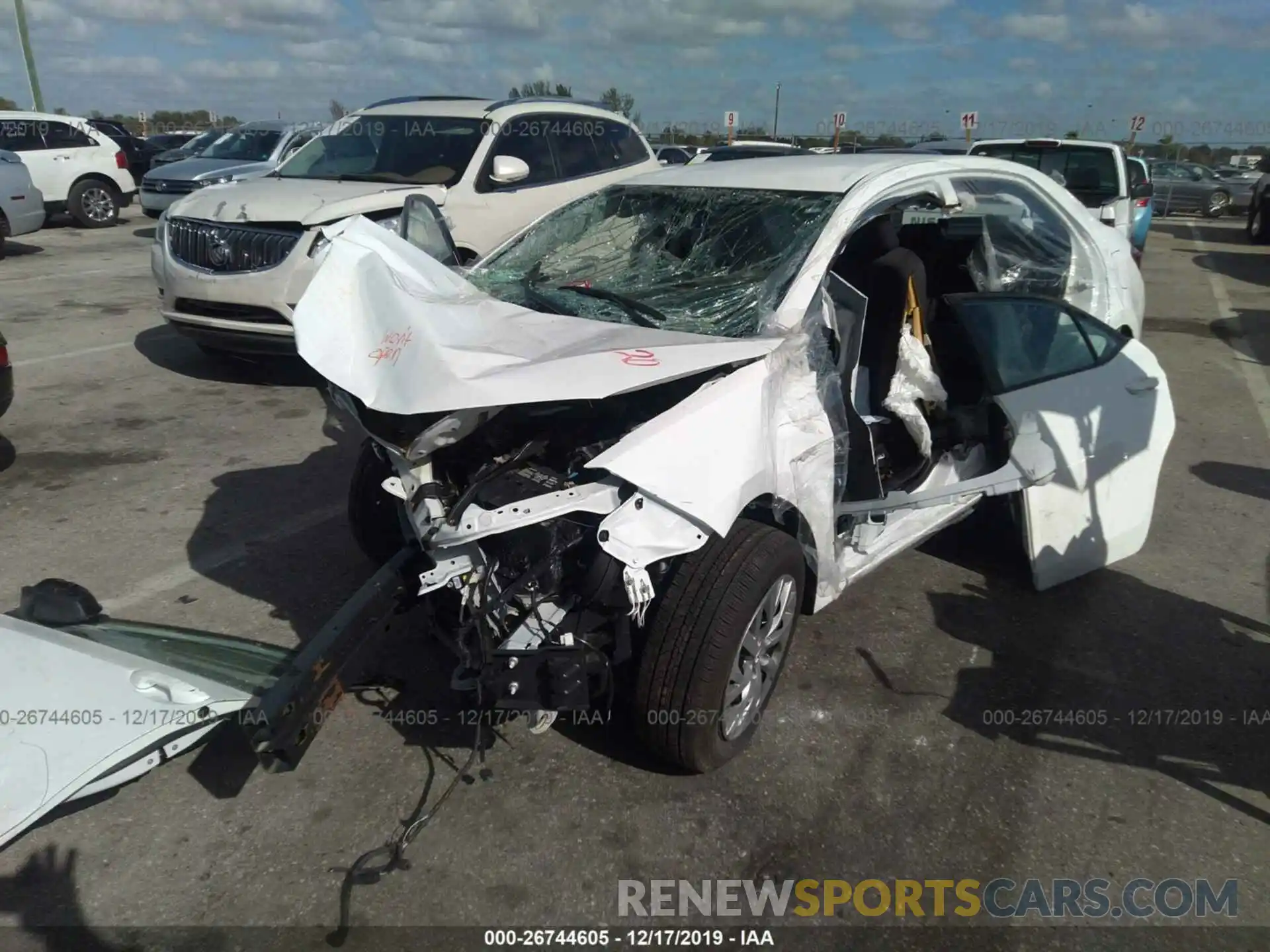 6 Photograph of a damaged car 5YFBURHE3KP933420 TOYOTA COROLLA 2019