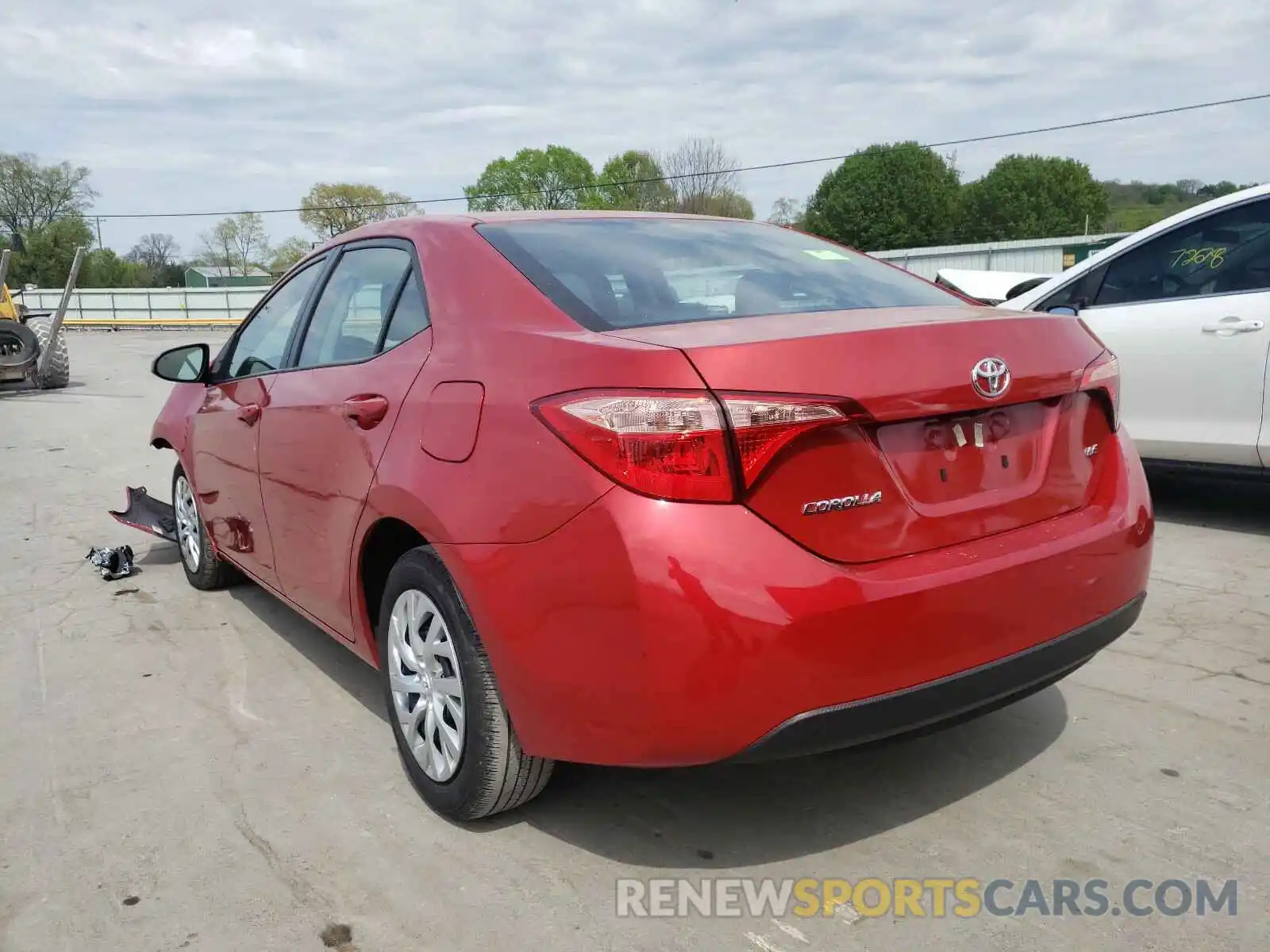 3 Photograph of a damaged car 5YFBURHE3KP933482 TOYOTA COROLLA 2019