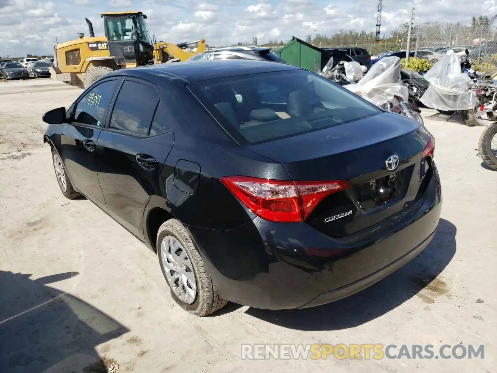 3 Photograph of a damaged car 5YFBURHE3KP933806 TOYOTA COROLLA 2019