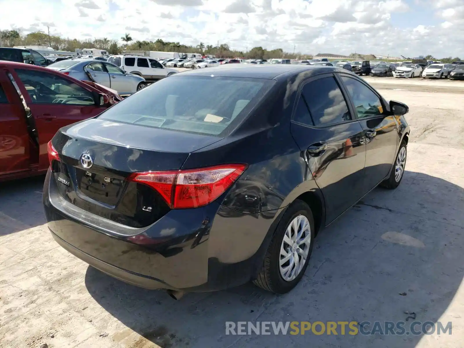 4 Photograph of a damaged car 5YFBURHE3KP933806 TOYOTA COROLLA 2019