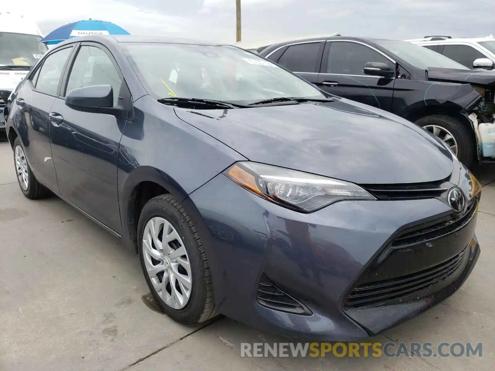 1 Photograph of a damaged car 5YFBURHE3KP934339 TOYOTA COROLLA 2019