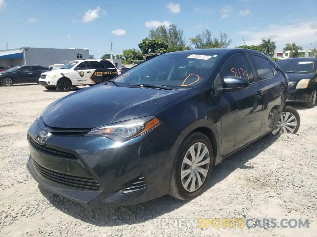 2 Photograph of a damaged car 5YFBURHE3KP934437 TOYOTA COROLLA 2019