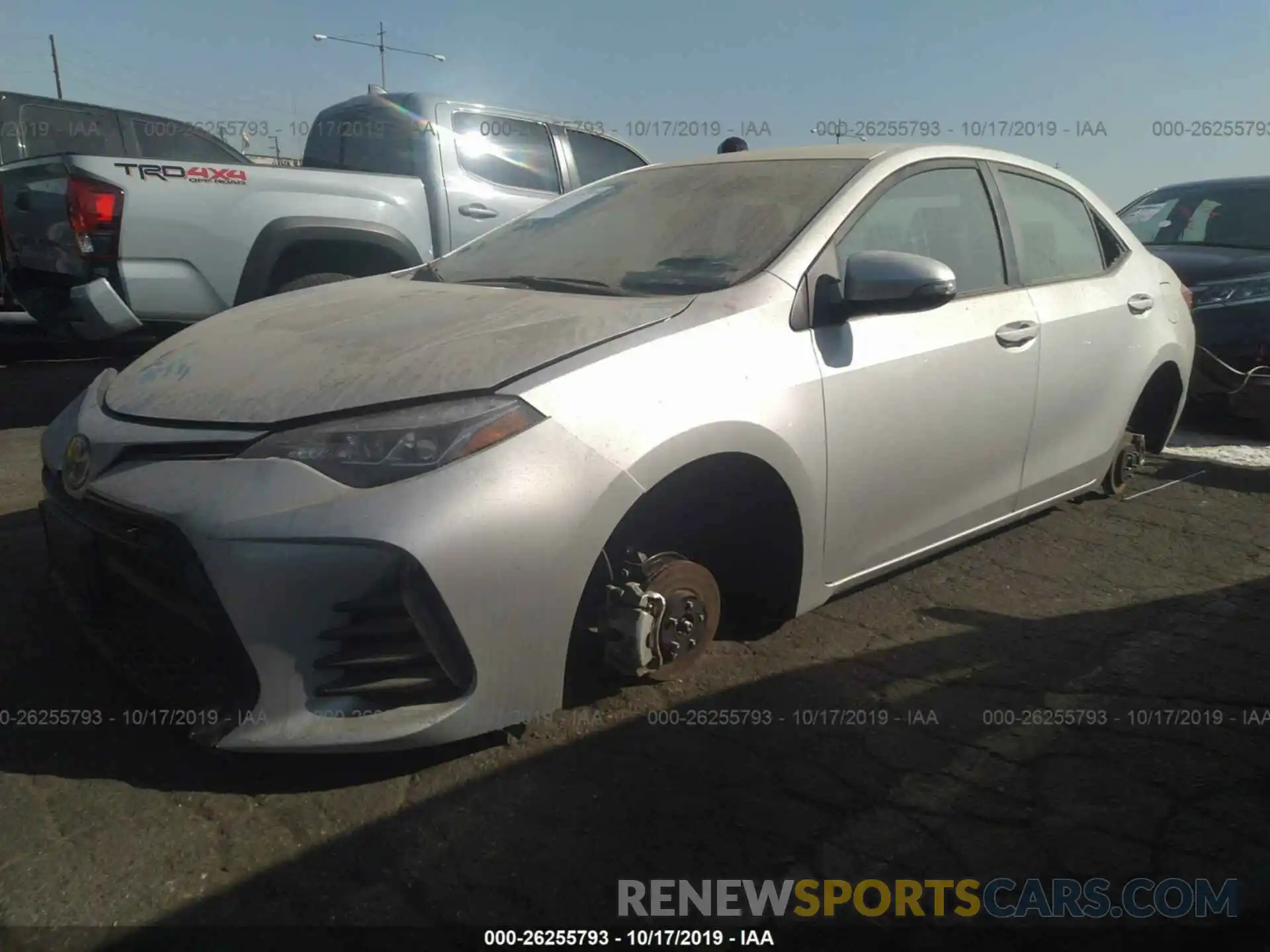 2 Photograph of a damaged car 5YFBURHE3KP934468 TOYOTA COROLLA 2019