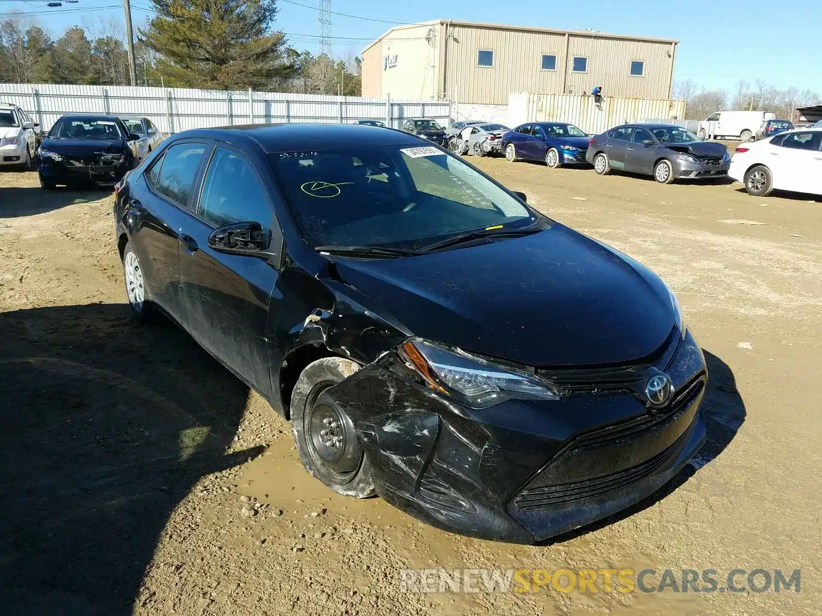 1 Photograph of a damaged car 5YFBURHE3KP934499 TOYOTA COROLLA 2019