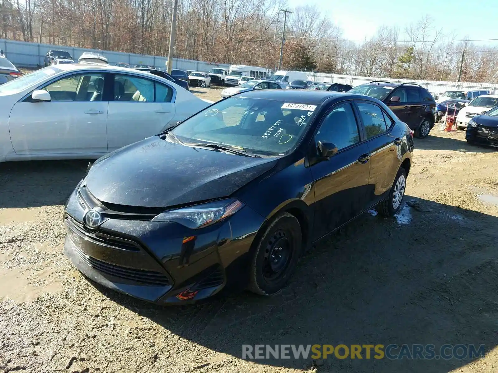 2 Photograph of a damaged car 5YFBURHE3KP934499 TOYOTA COROLLA 2019