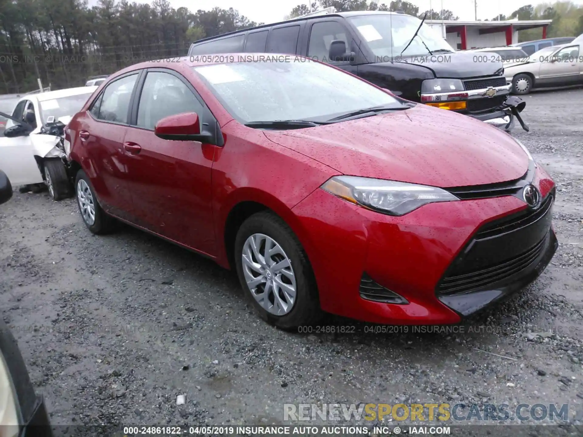 1 Photograph of a damaged car 5YFBURHE3KP934518 TOYOTA COROLLA 2019