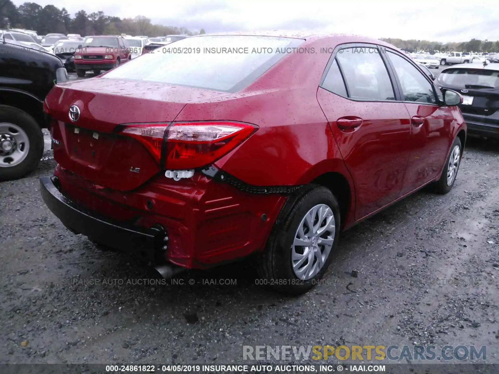 4 Photograph of a damaged car 5YFBURHE3KP934518 TOYOTA COROLLA 2019