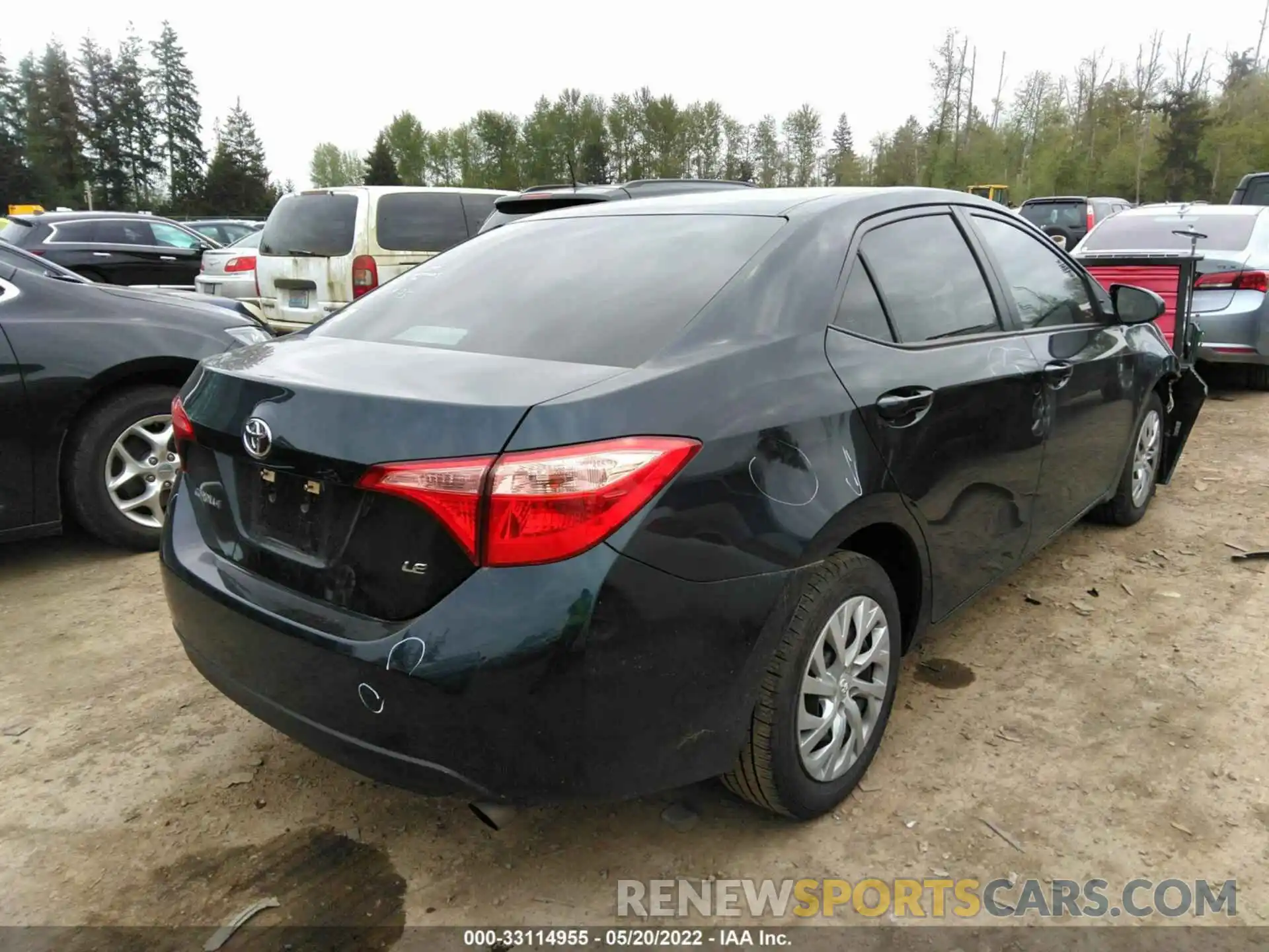 4 Photograph of a damaged car 5YFBURHE3KP934552 TOYOTA COROLLA 2019