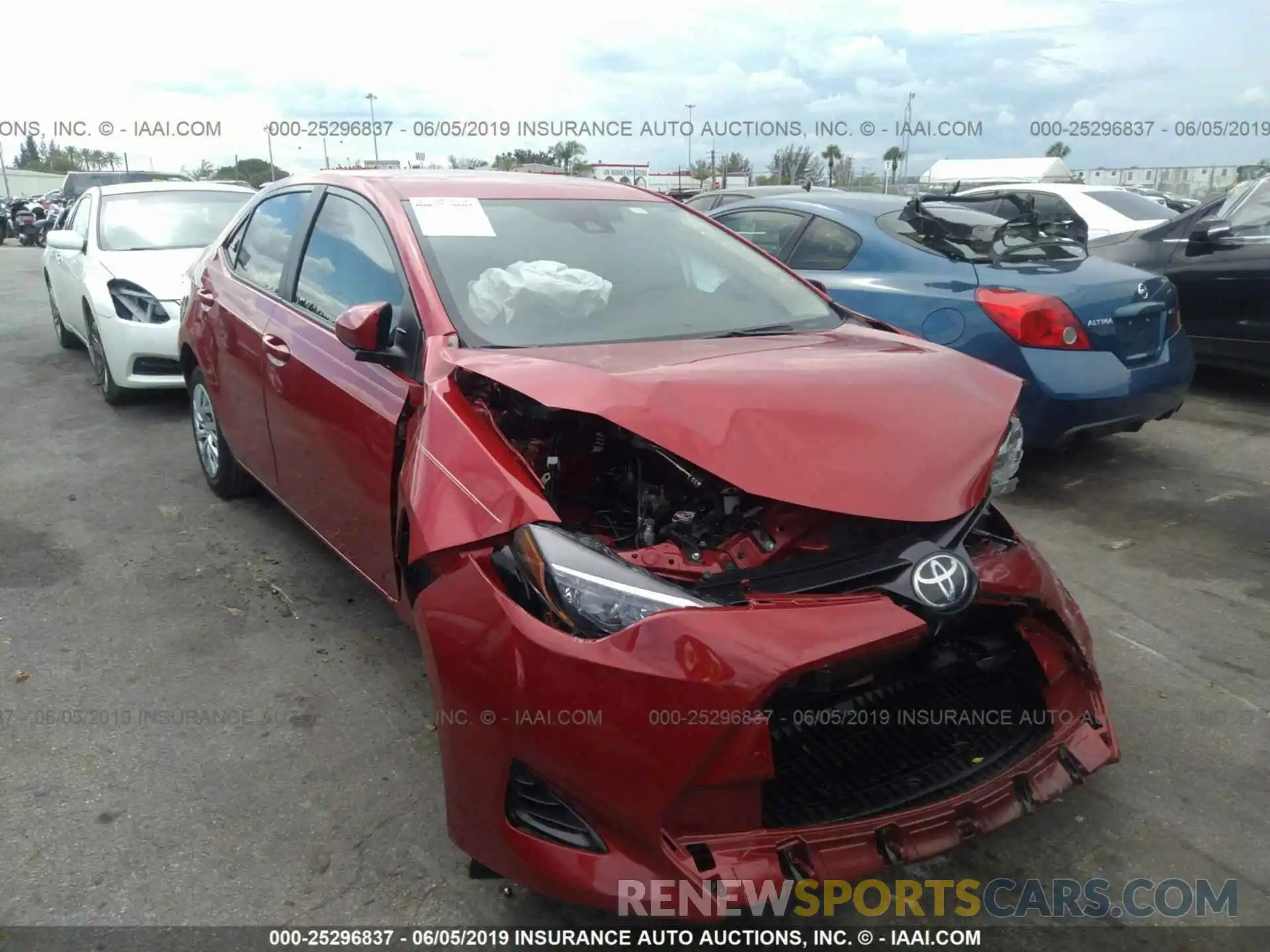 1 Photograph of a damaged car 5YFBURHE3KP934728 TOYOTA COROLLA 2019