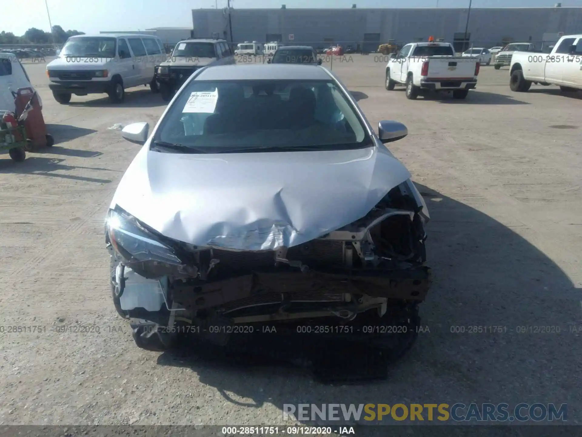 6 Photograph of a damaged car 5YFBURHE3KP934874 TOYOTA COROLLA 2019