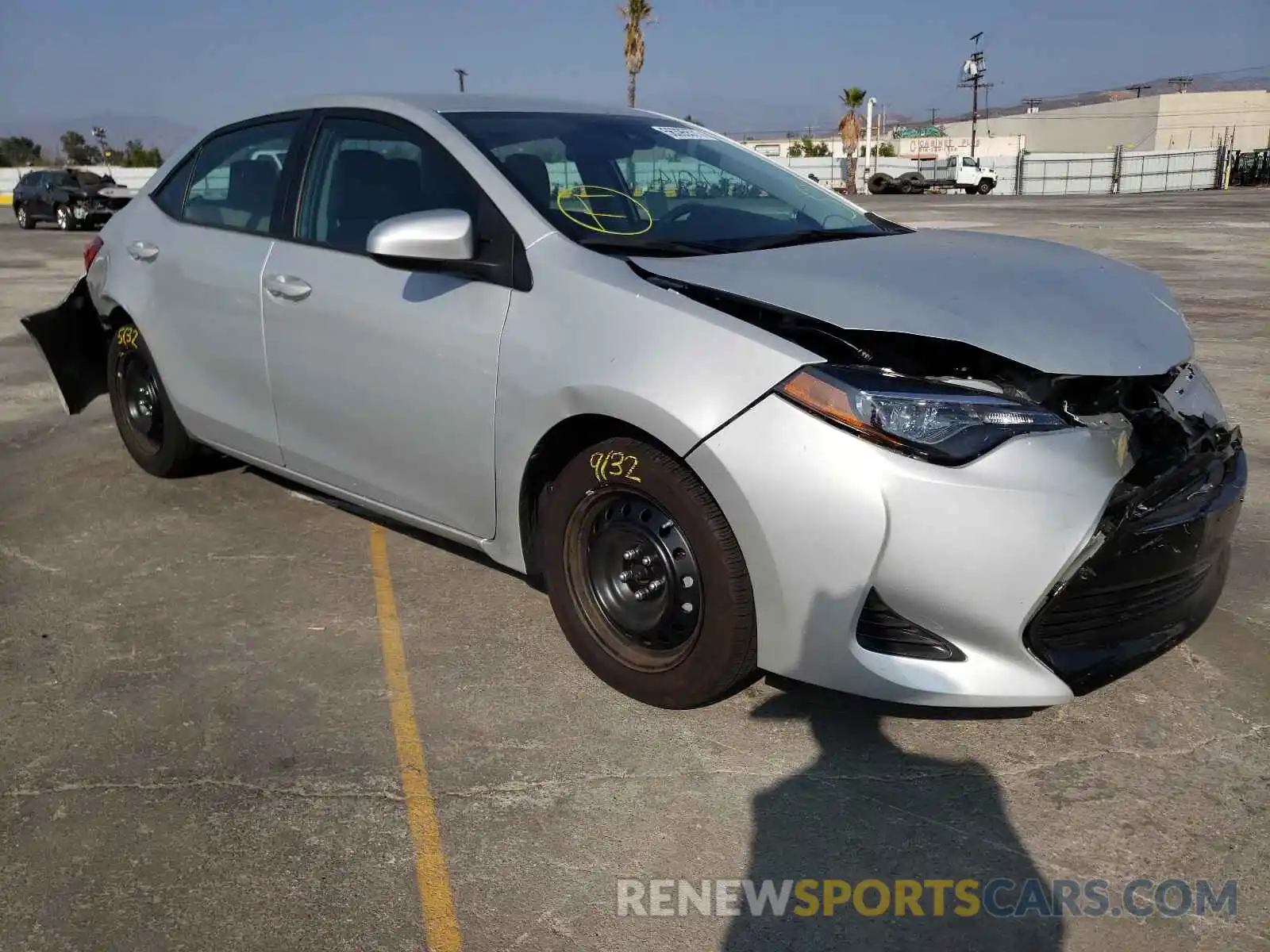 1 Photograph of a damaged car 5YFBURHE3KP934891 TOYOTA COROLLA 2019