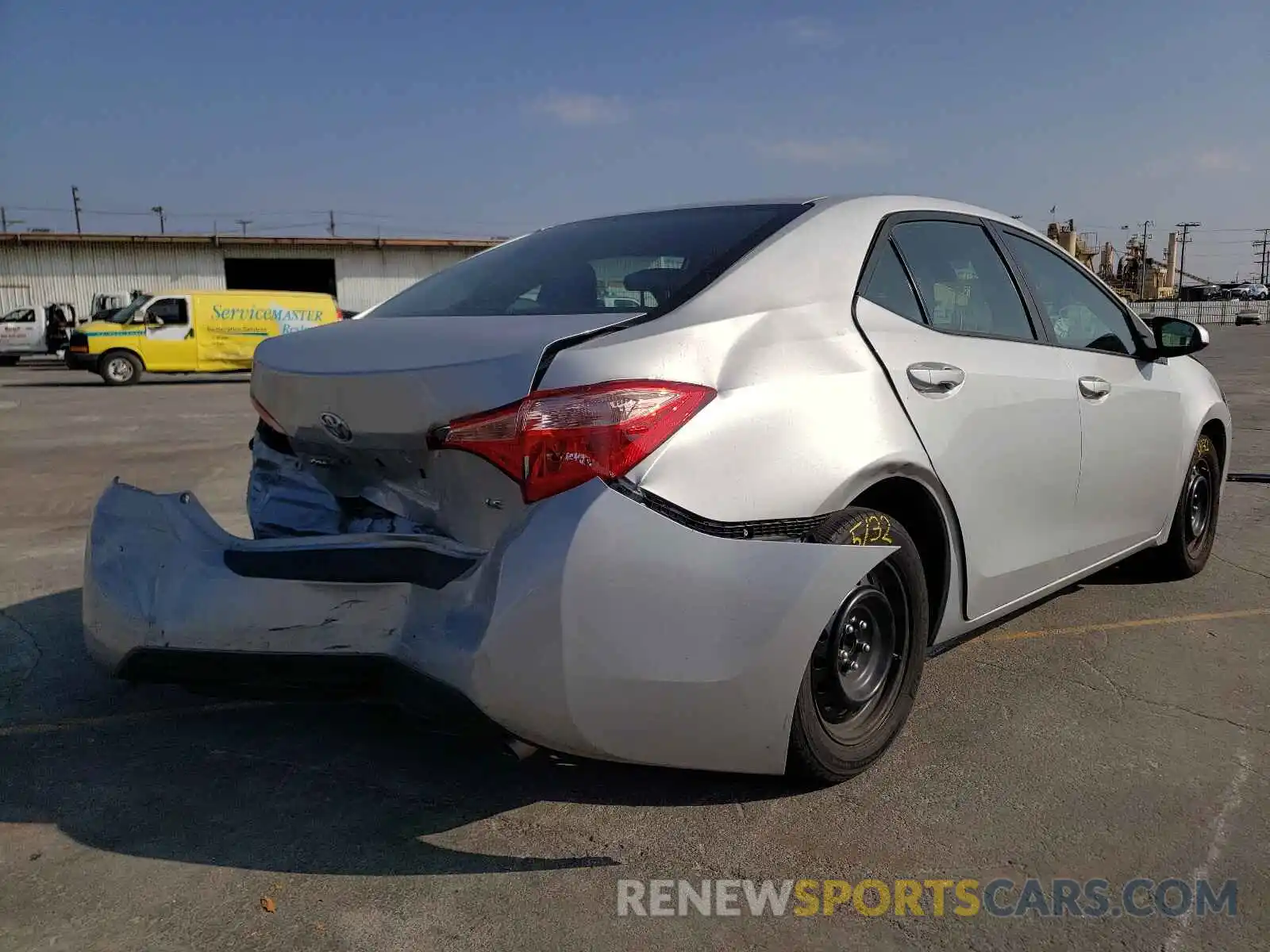 4 Photograph of a damaged car 5YFBURHE3KP934891 TOYOTA COROLLA 2019