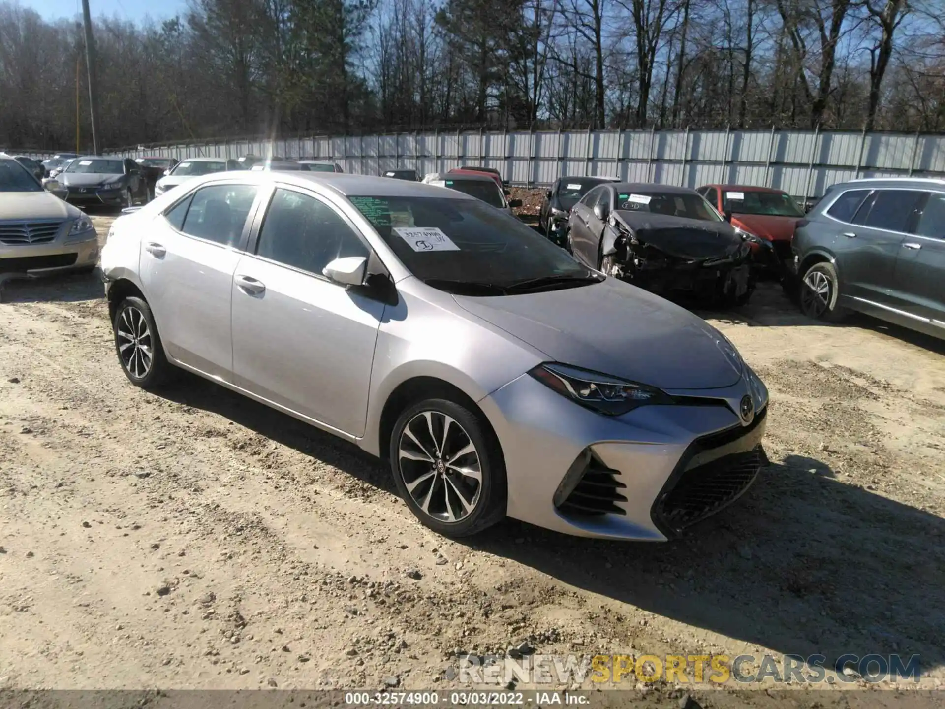 1 Photograph of a damaged car 5YFBURHE3KP934955 TOYOTA COROLLA 2019