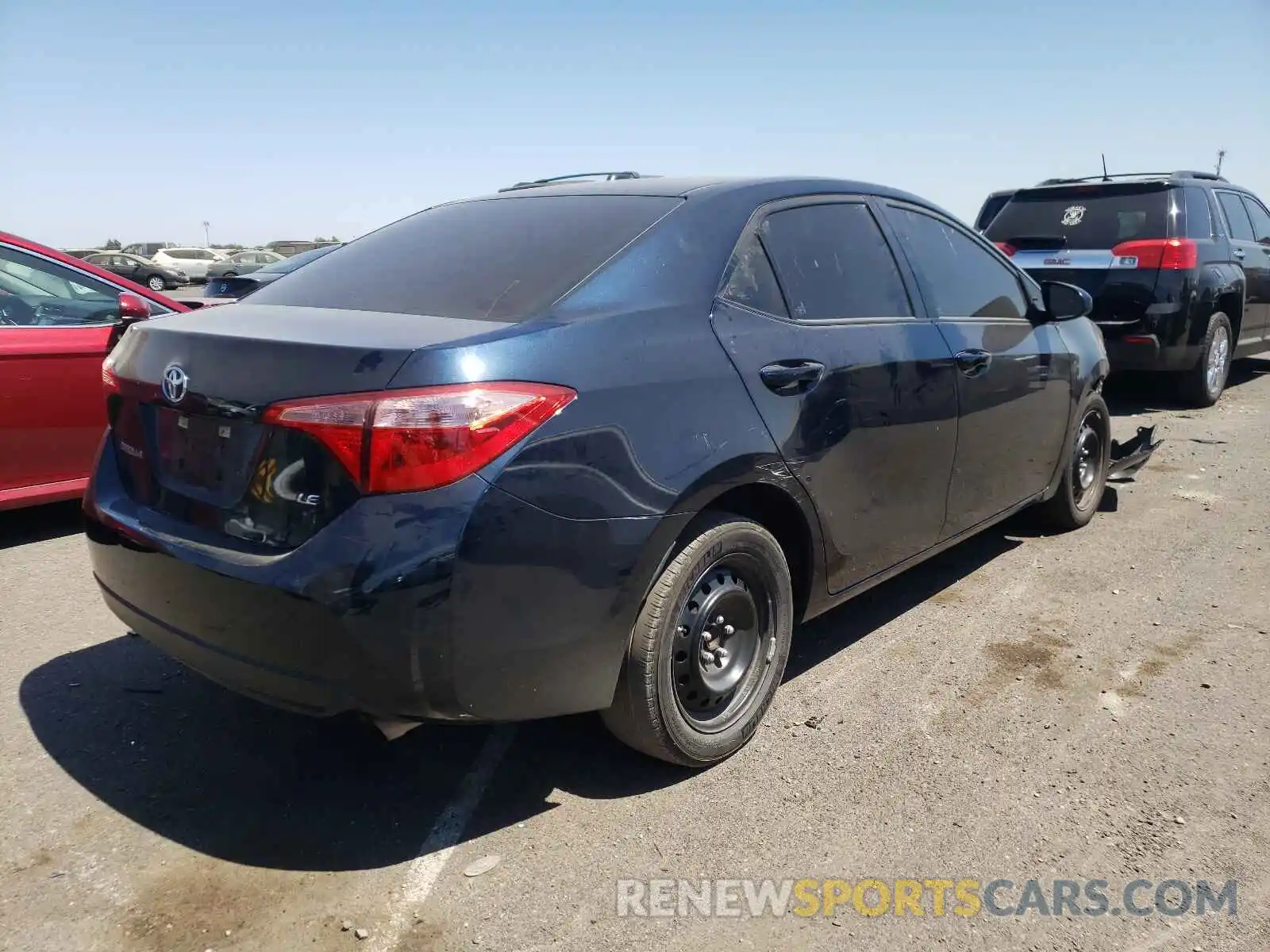 4 Photograph of a damaged car 5YFBURHE3KP935166 TOYOTA COROLLA 2019