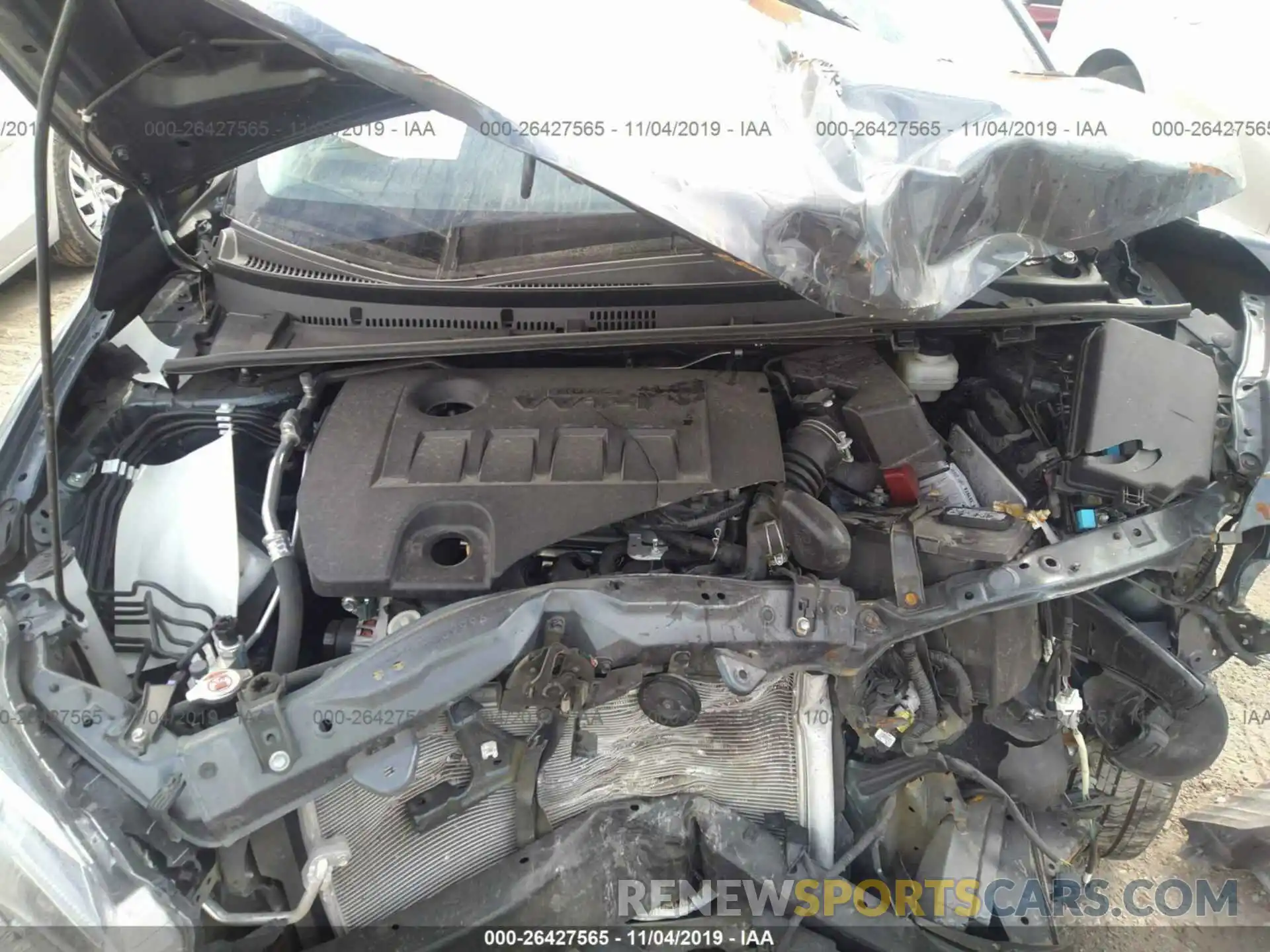 10 Фотография поврежденного автомобиля 5YFBURHE3KP935202 TOYOTA COROLLA 2019