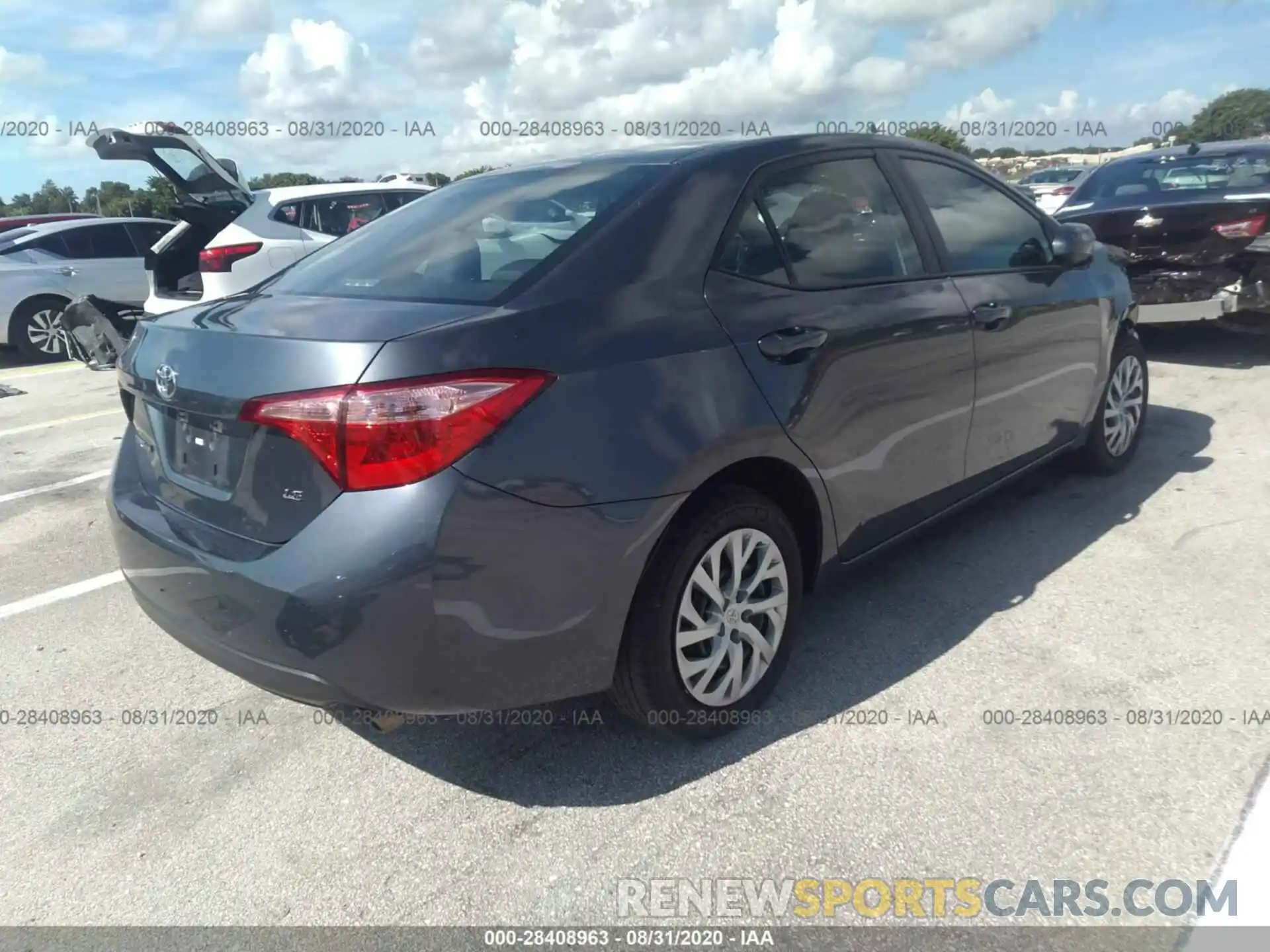 4 Photograph of a damaged car 5YFBURHE3KP935250 TOYOTA COROLLA 2019