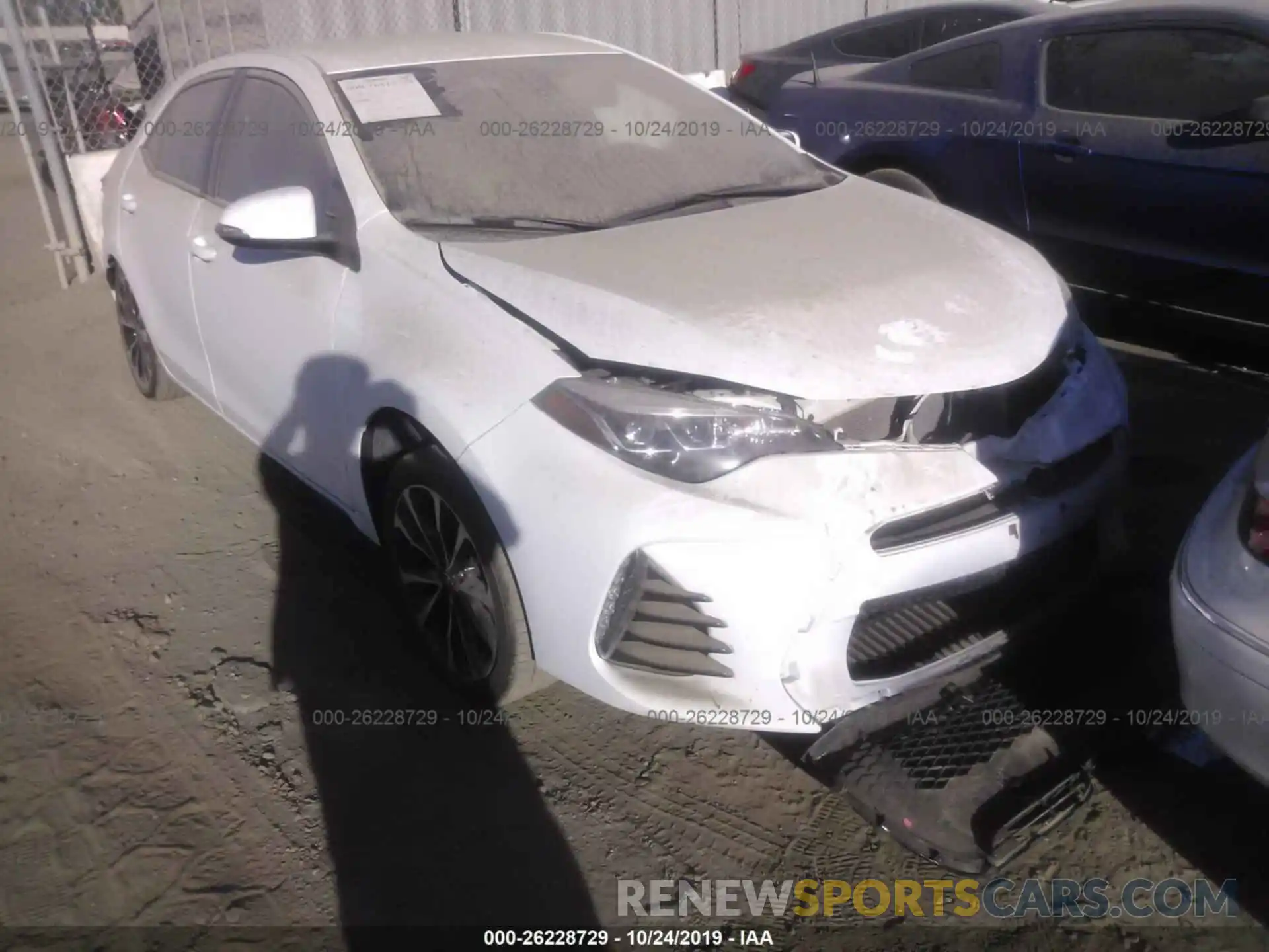 1 Photograph of a damaged car 5YFBURHE3KP935295 TOYOTA COROLLA 2019