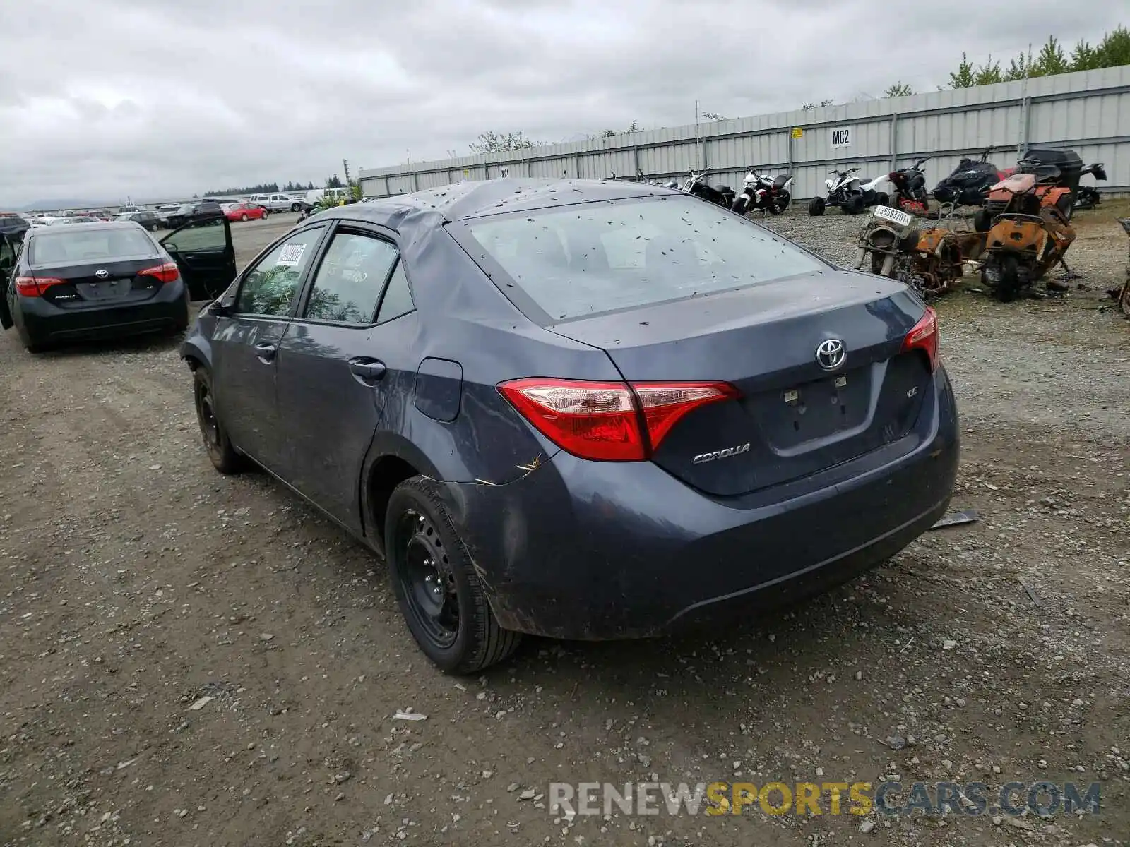 3 Photograph of a damaged car 5YFBURHE3KP935359 TOYOTA COROLLA 2019