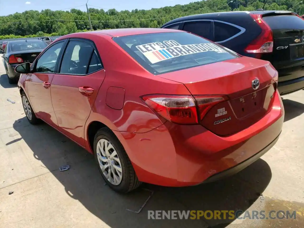 3 Photograph of a damaged car 5YFBURHE3KP935443 TOYOTA COROLLA 2019