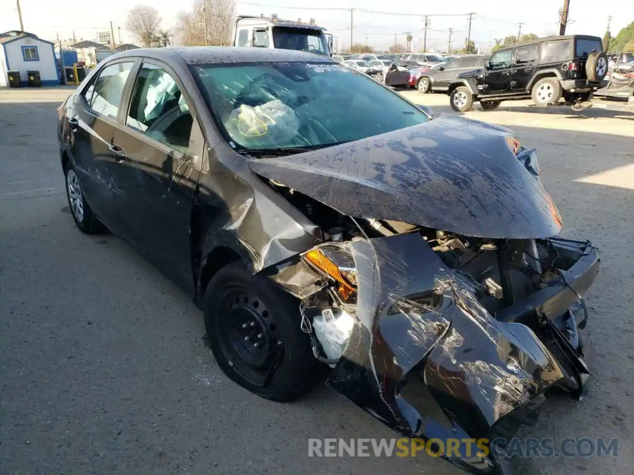 1 Photograph of a damaged car 5YFBURHE3KP935488 TOYOTA COROLLA 2019