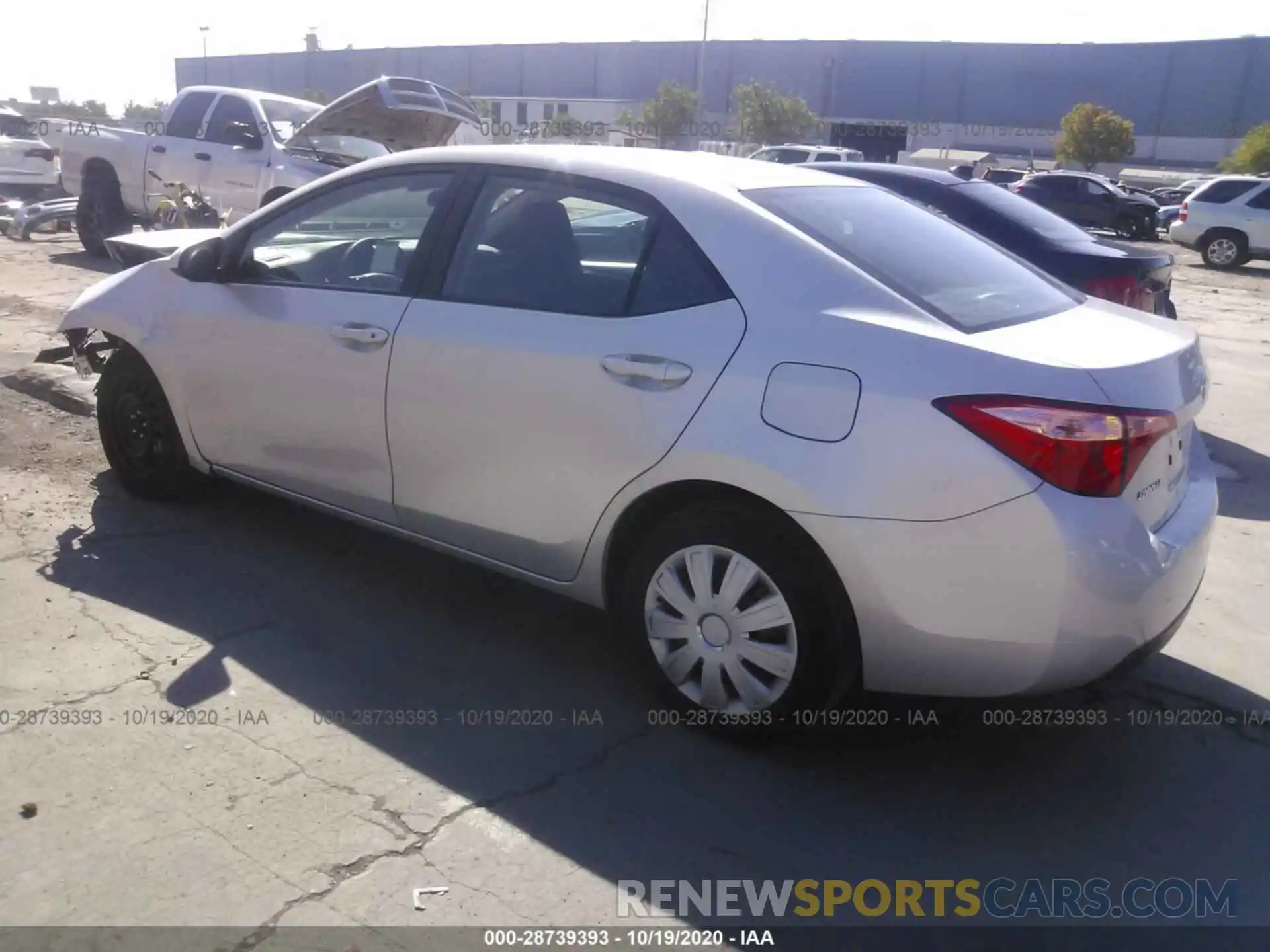 3 Photograph of a damaged car 5YFBURHE3KP935975 TOYOTA COROLLA 2019