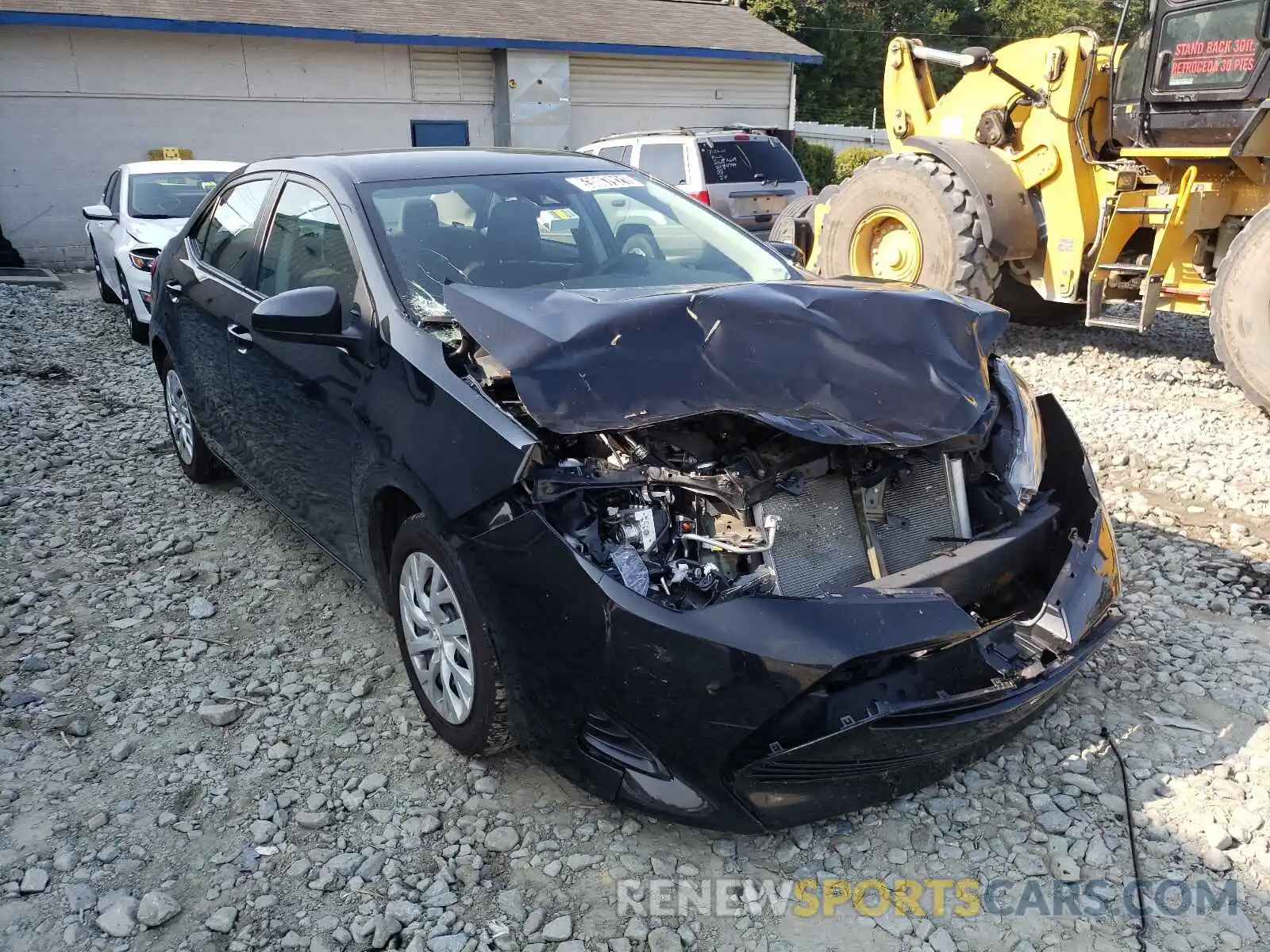 1 Photograph of a damaged car 5YFBURHE3KP936074 TOYOTA COROLLA 2019