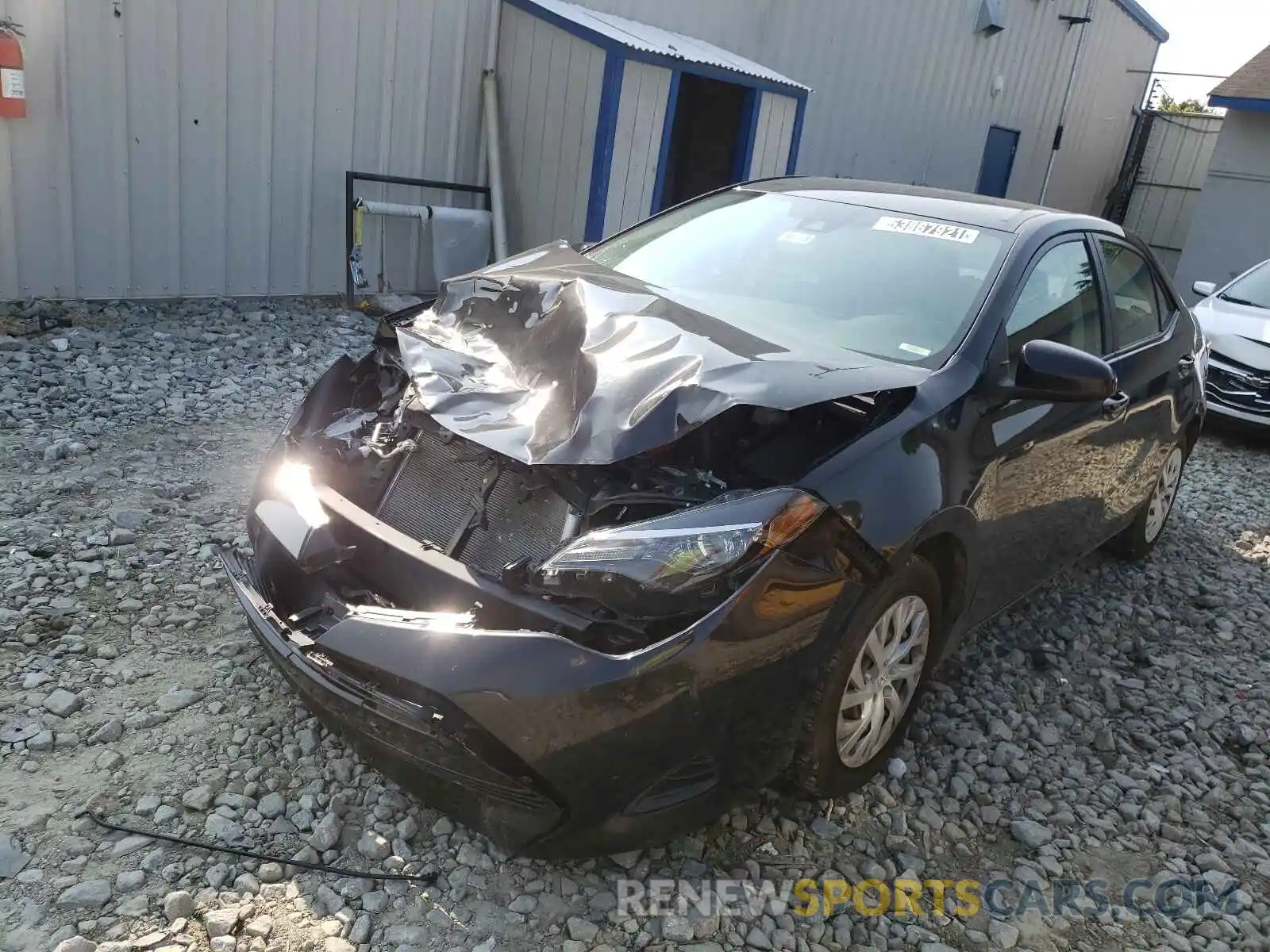 2 Photograph of a damaged car 5YFBURHE3KP936074 TOYOTA COROLLA 2019