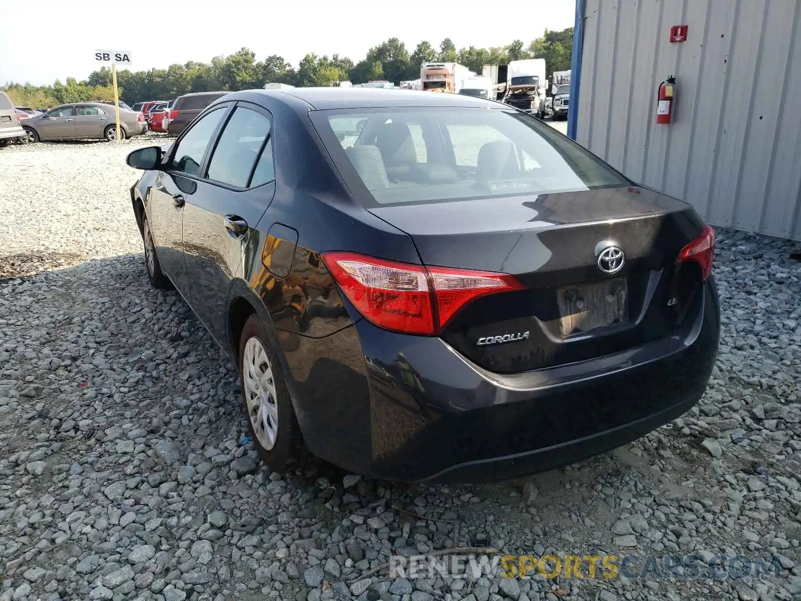 3 Photograph of a damaged car 5YFBURHE3KP936074 TOYOTA COROLLA 2019